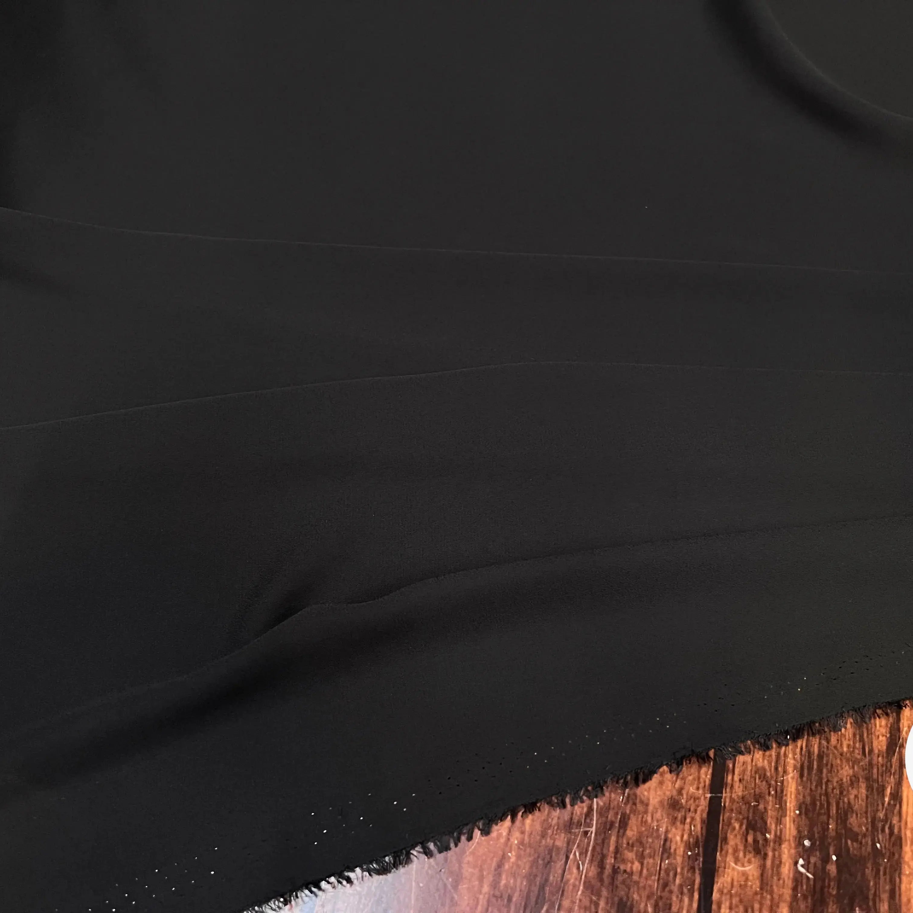 CRÊPE POLYESTER JAPONAIS NOIR - My Little Coupon