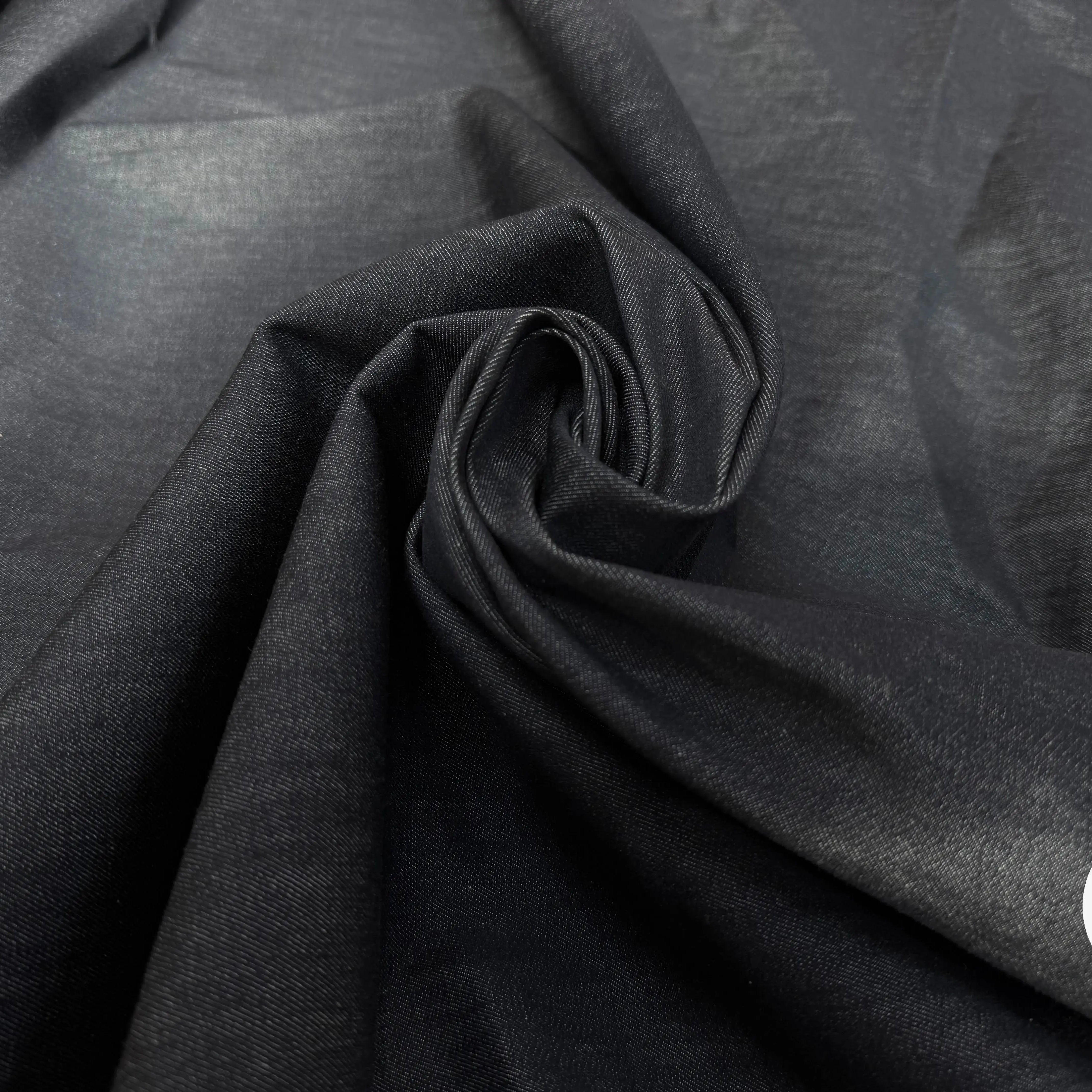 DENIM UNI NOIR STRETCH - My Little Coupon