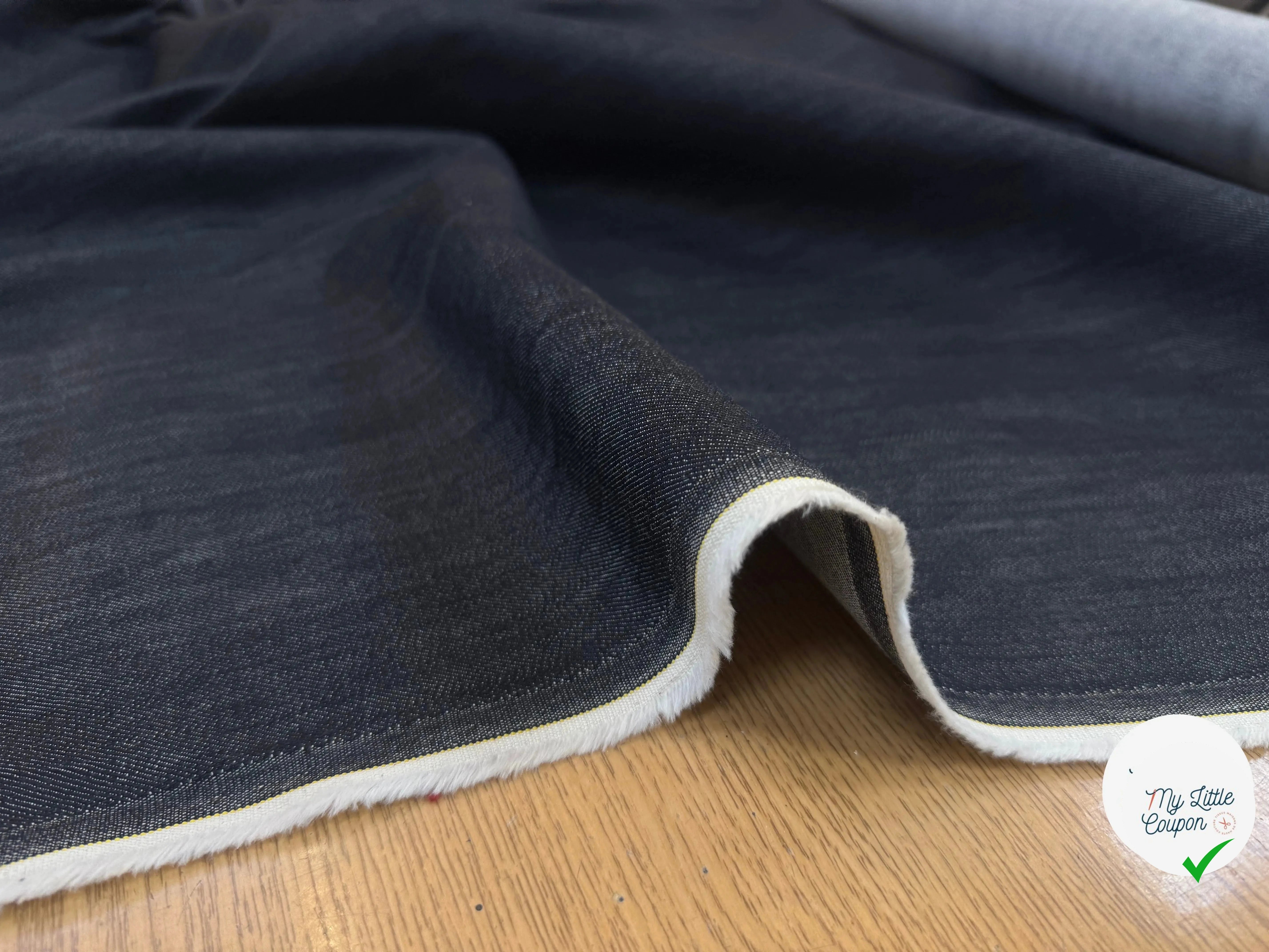 DENIM UNI PREMIER DARK COTON STRETCH - My Little Coupon