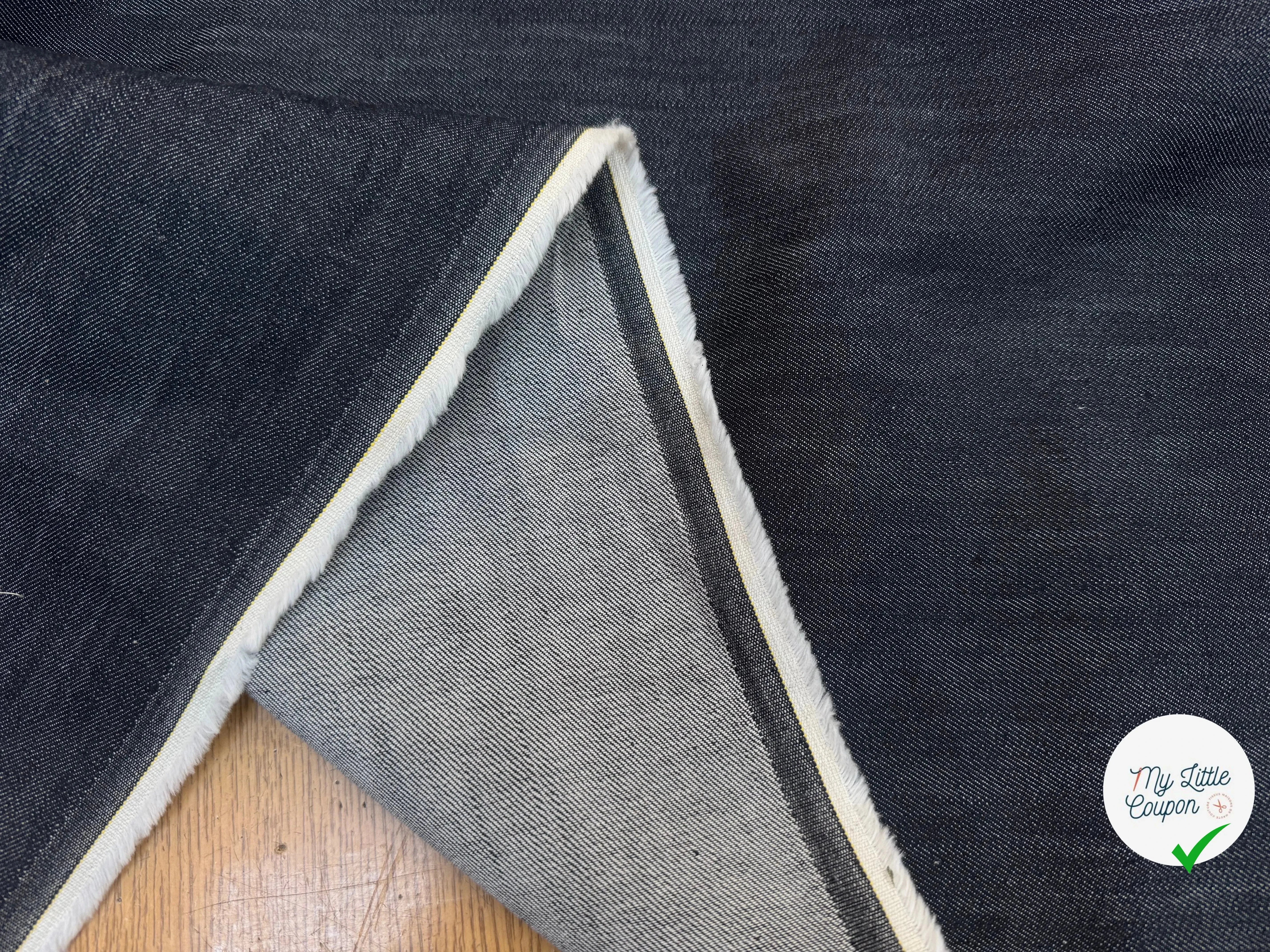 DENIM UNI PREMIER DARK COTON STRETCH - My Little Coupon