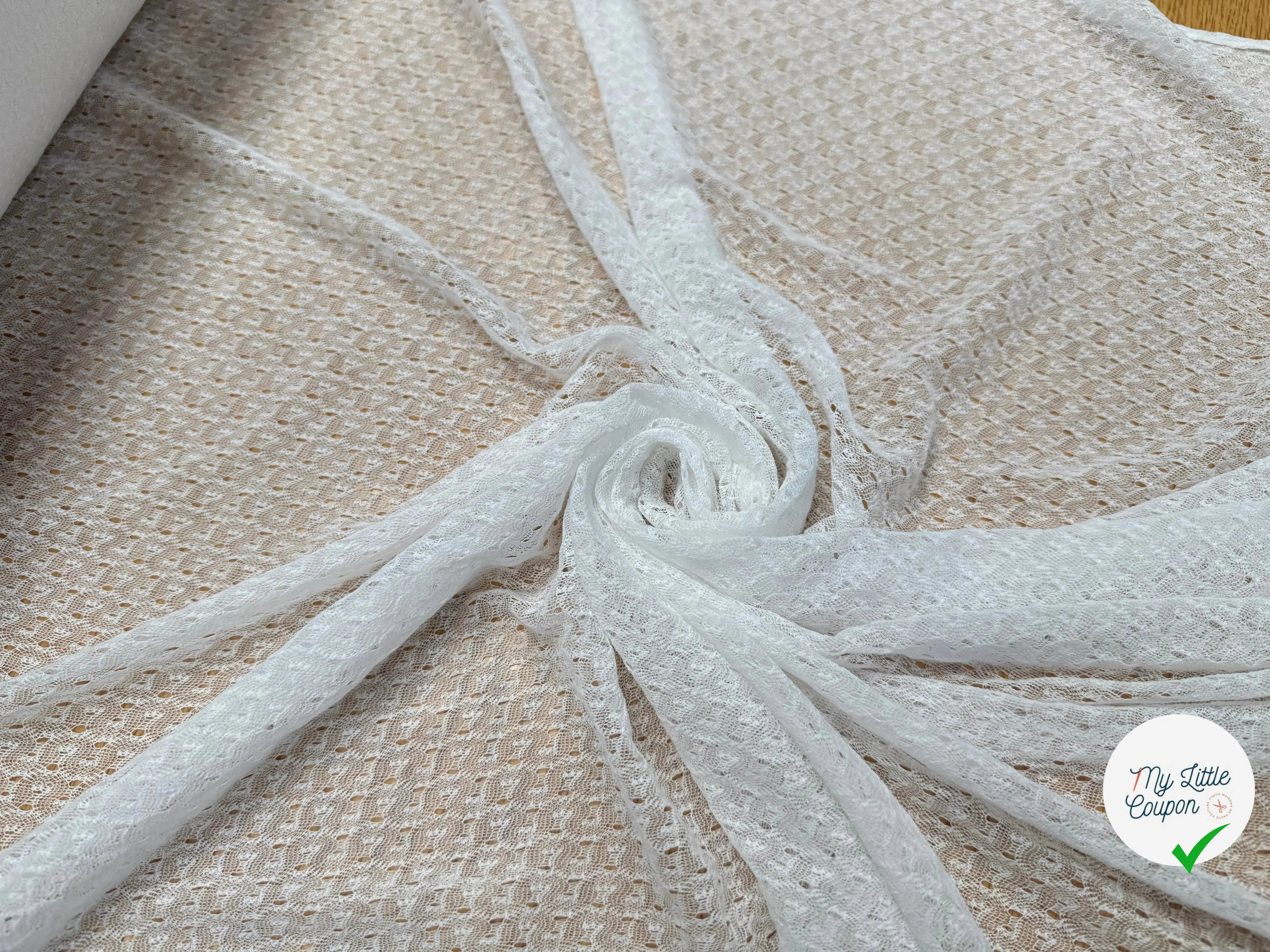 DENTELLE CHARMILLE BLANCHE - My Little Coupon