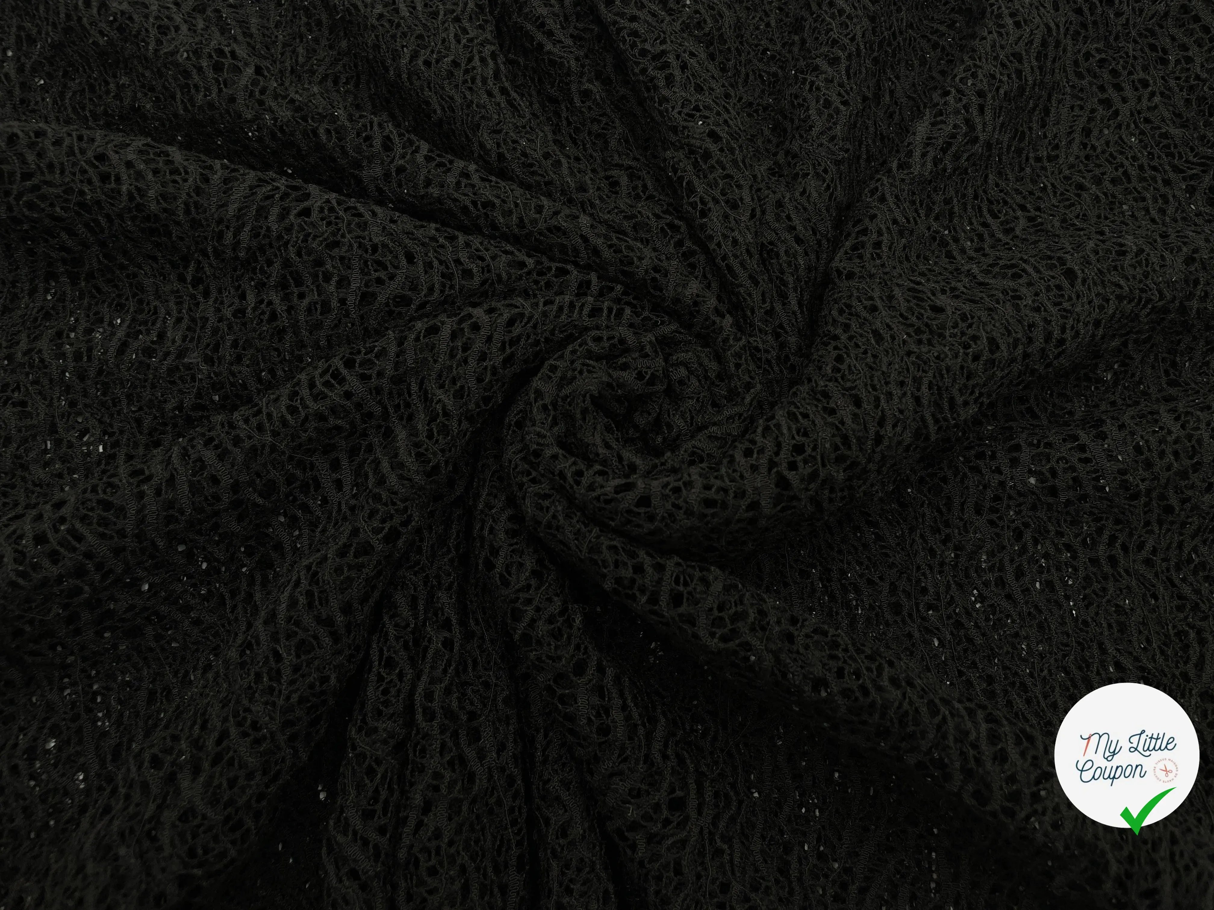DENTELLE CHARMILLES NOIRES - My Little Coupon - tissu - coudre