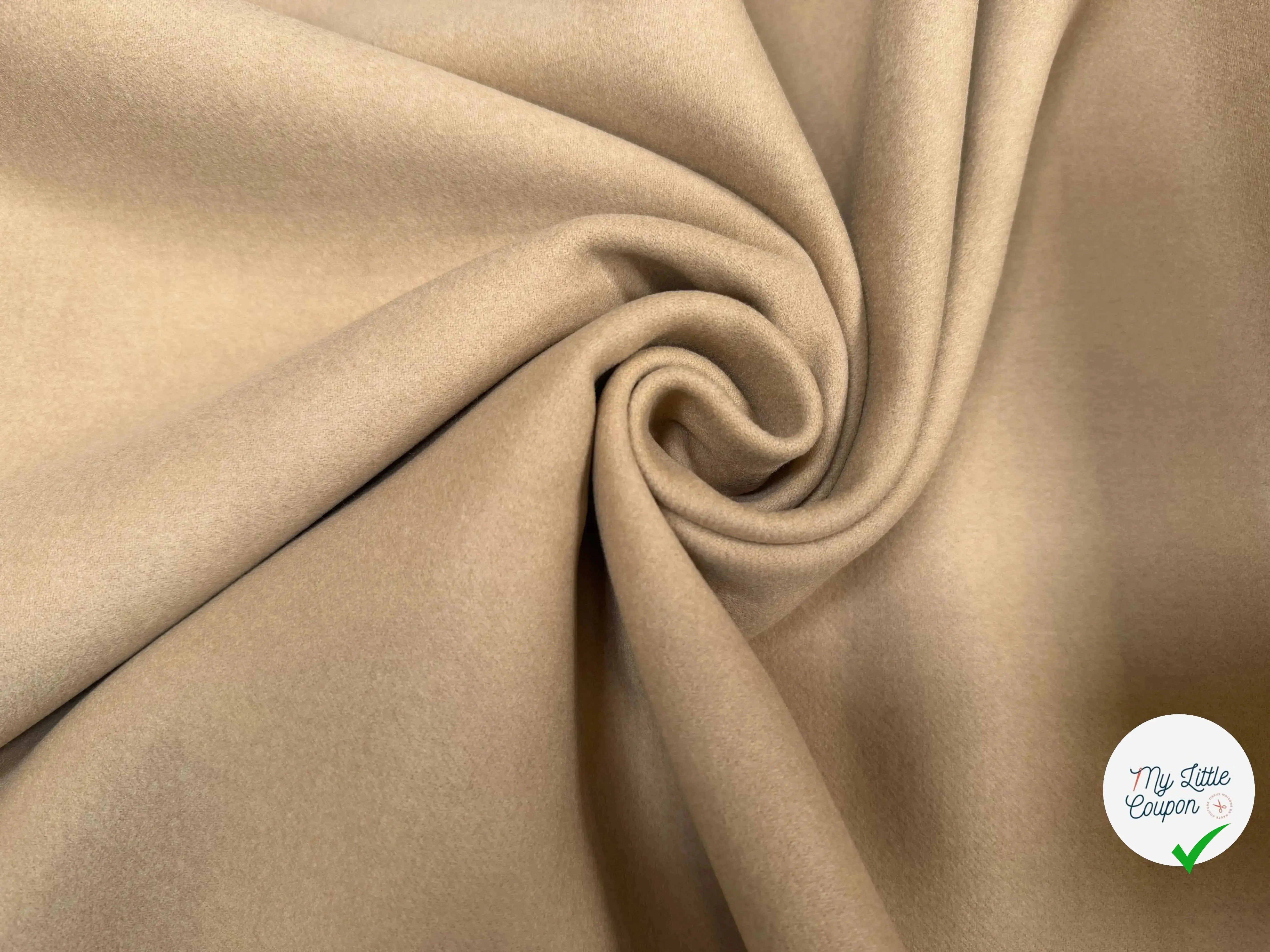 DOUBLE FACE CASHMERE BLEND, Pearl Beige - My Little Coupon