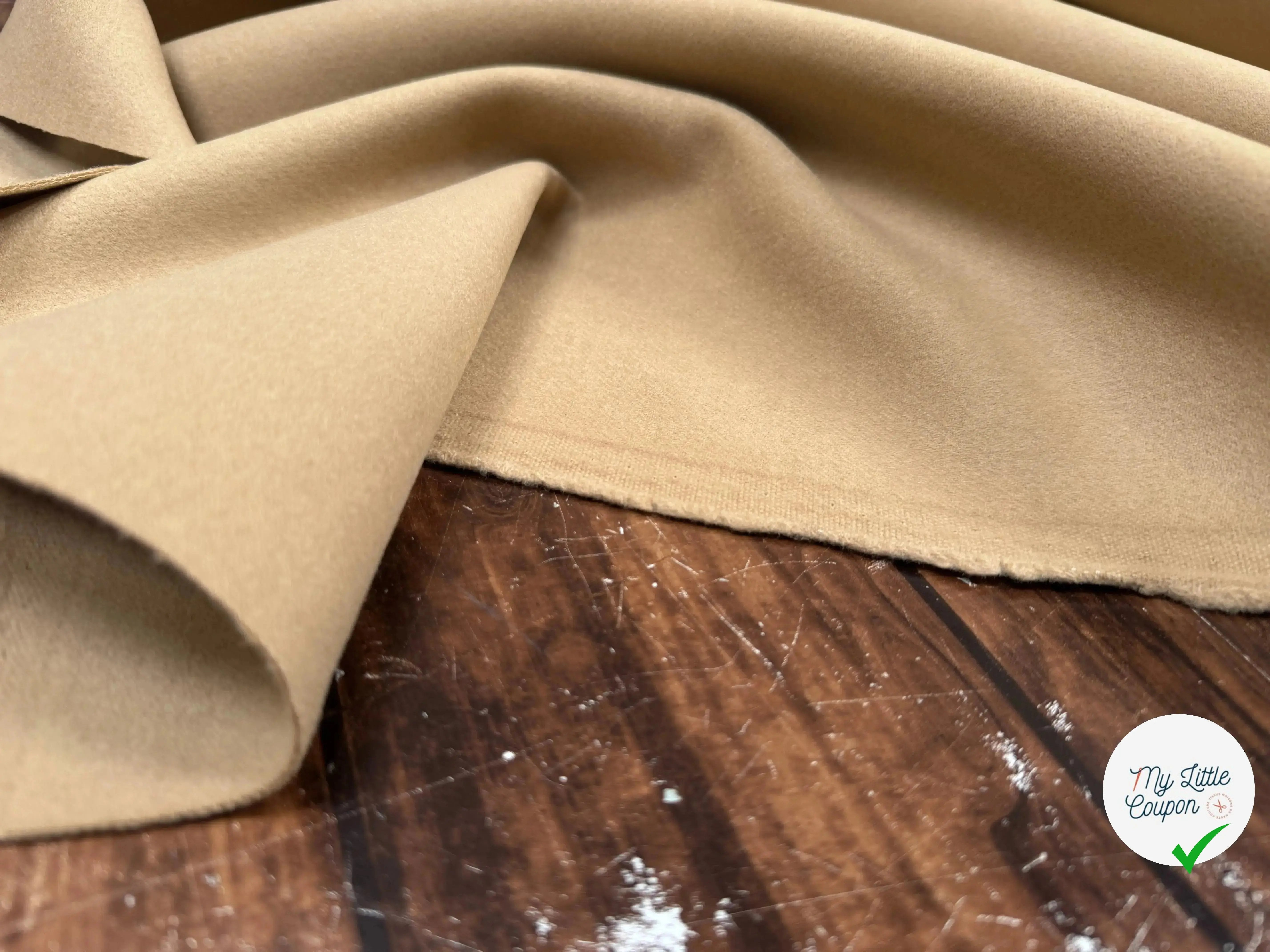 DOUBLE FACE CASHMERE BLEND, Pearl Beige - My Little Coupon
