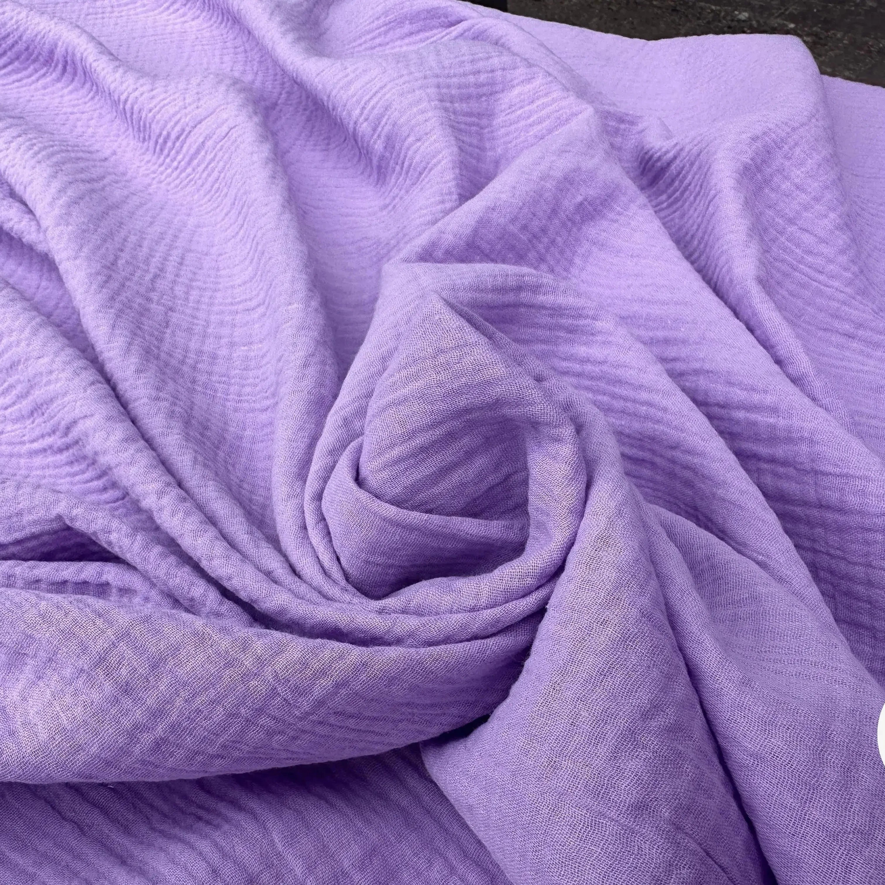 DOUBLE GAZE DE COTON PARME UNIE MLC INTERN