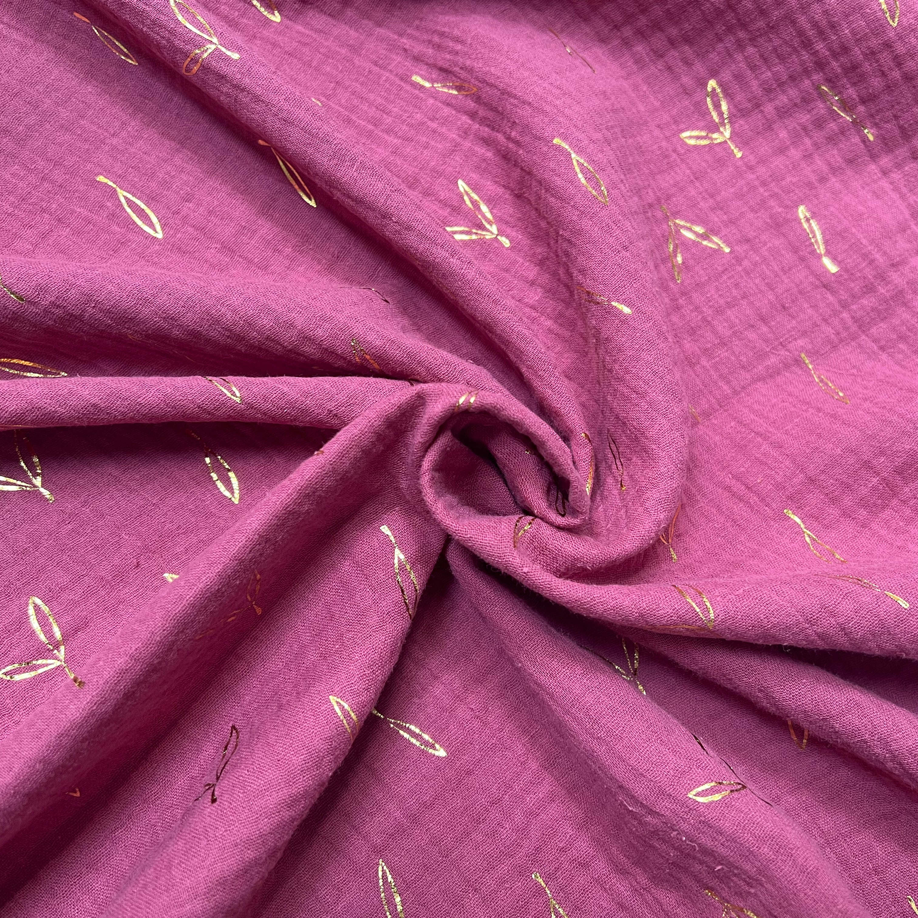 DOUBLE GAZE GAUFREE FOIL STOLPA FRAMBOISE / OR 130 - My Little Coupon