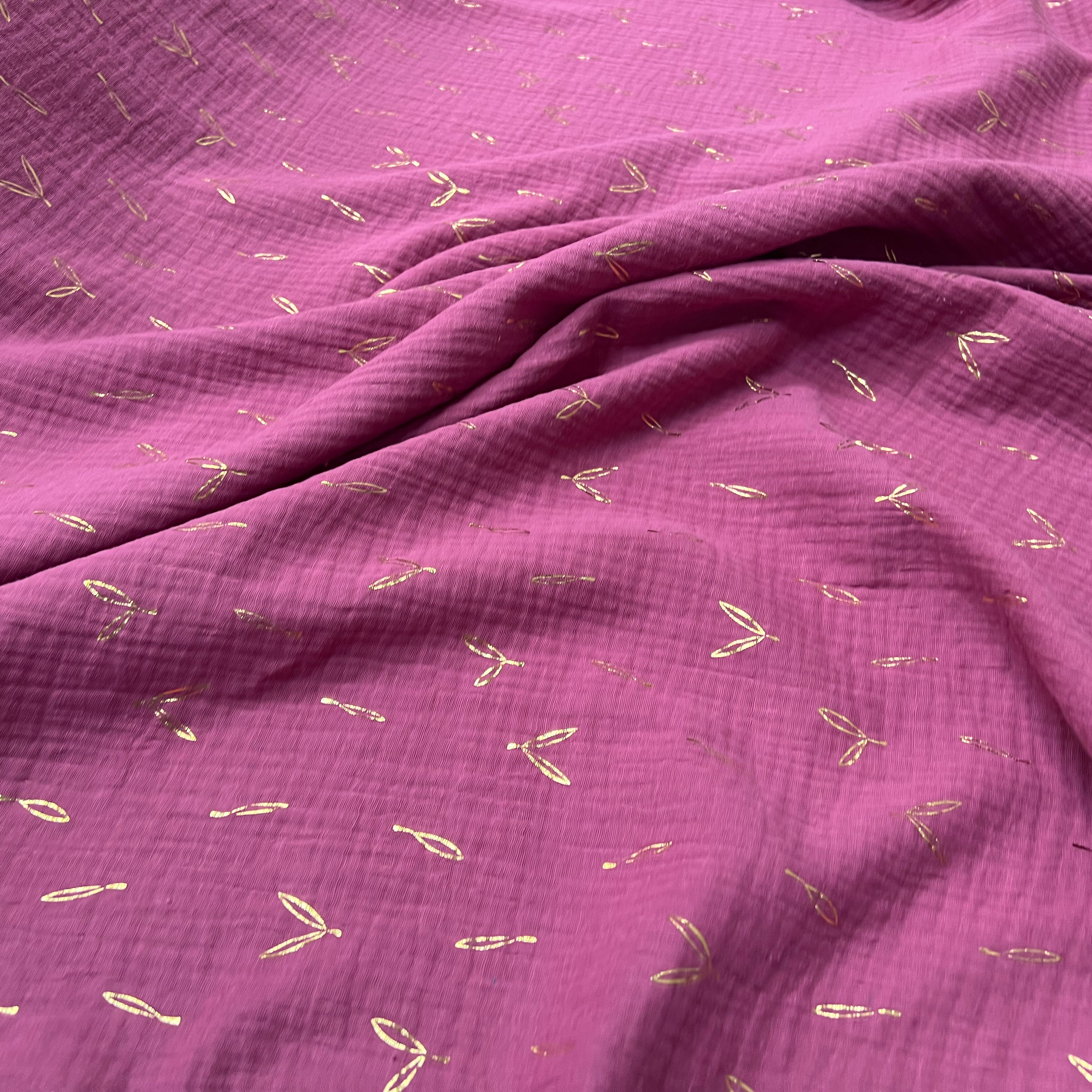 DOUBLE GAZE GAUFREE FOIL STOLPA FRAMBOISE / OR 130 - My Little Coupon