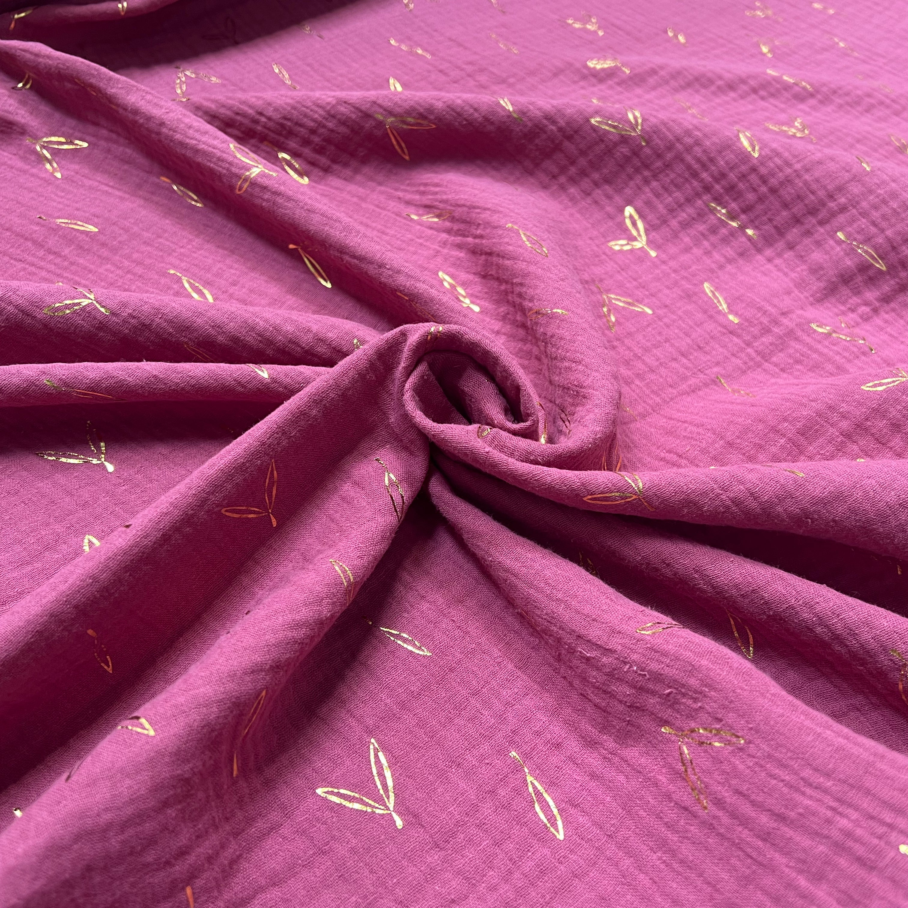 DOUBLE GAZE GAUFREE FOIL STOLPA FRAMBOISE / OR 130 - My Little Coupon