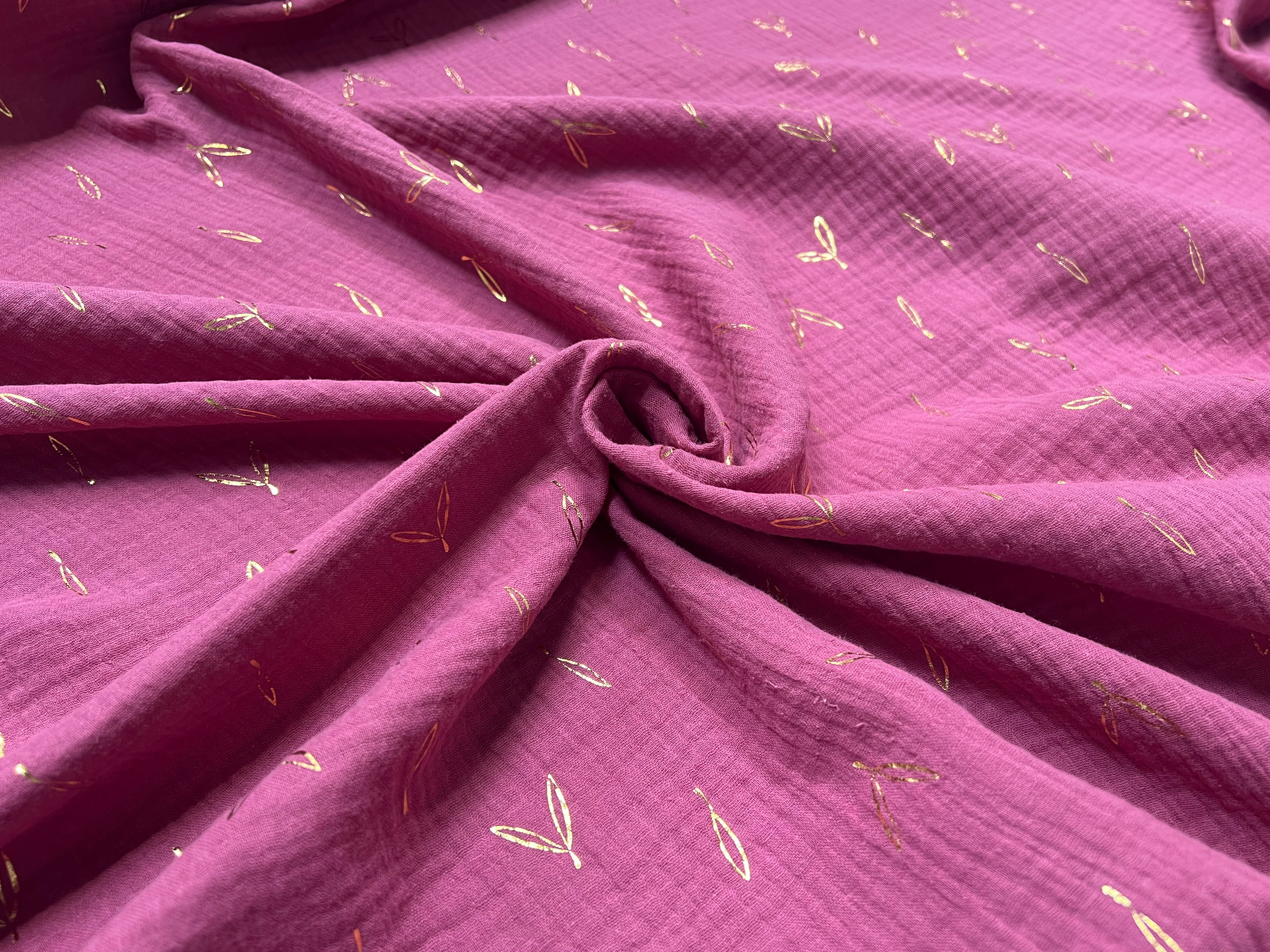 DOUBLE GAZE GAUFREE FOIL STOLPA FRAMBOISE / OR 130 - My Little Coupon