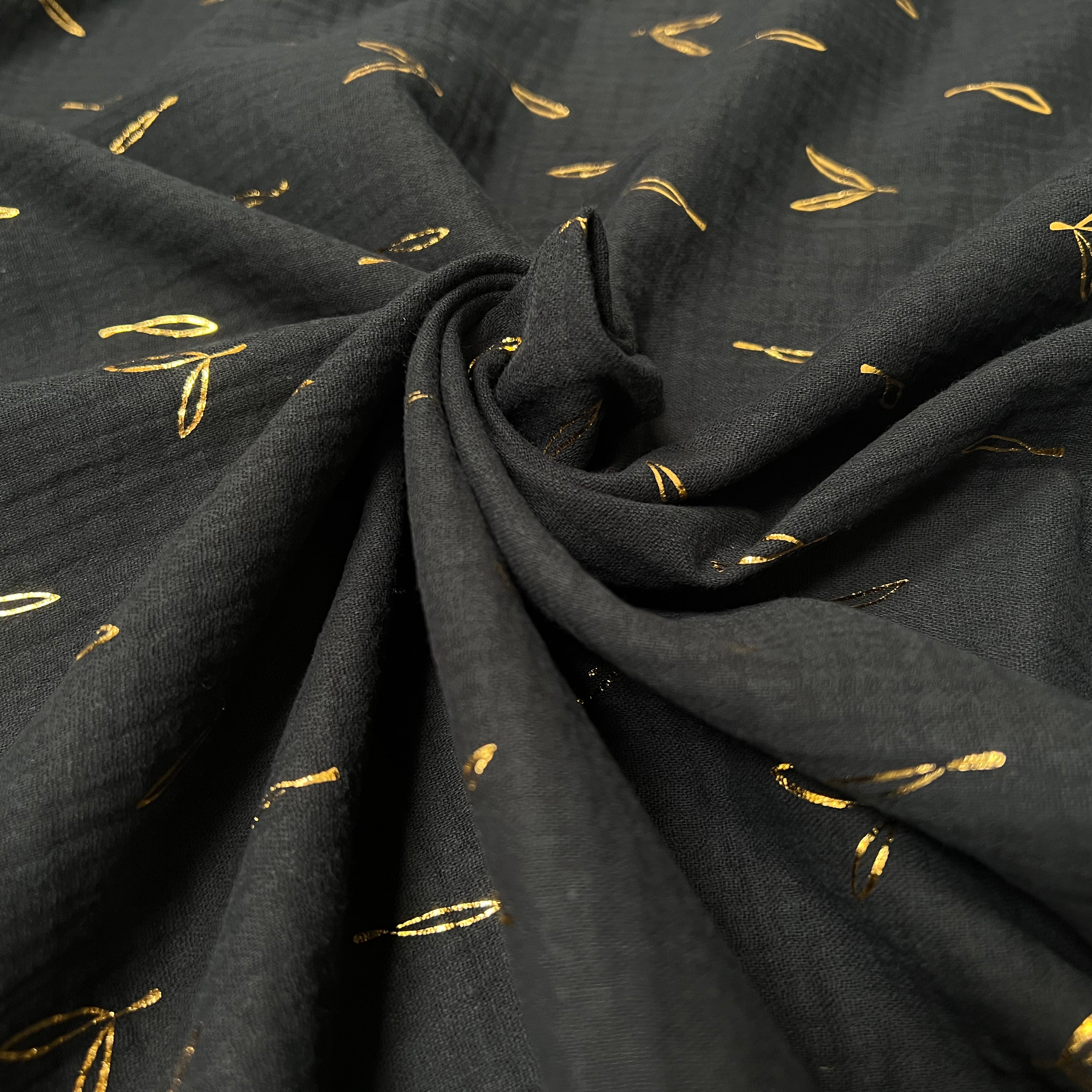 DOUBLE GAZE GAUFREE FOIL STOLPA NOIR / OR 130 - My Little Coupon