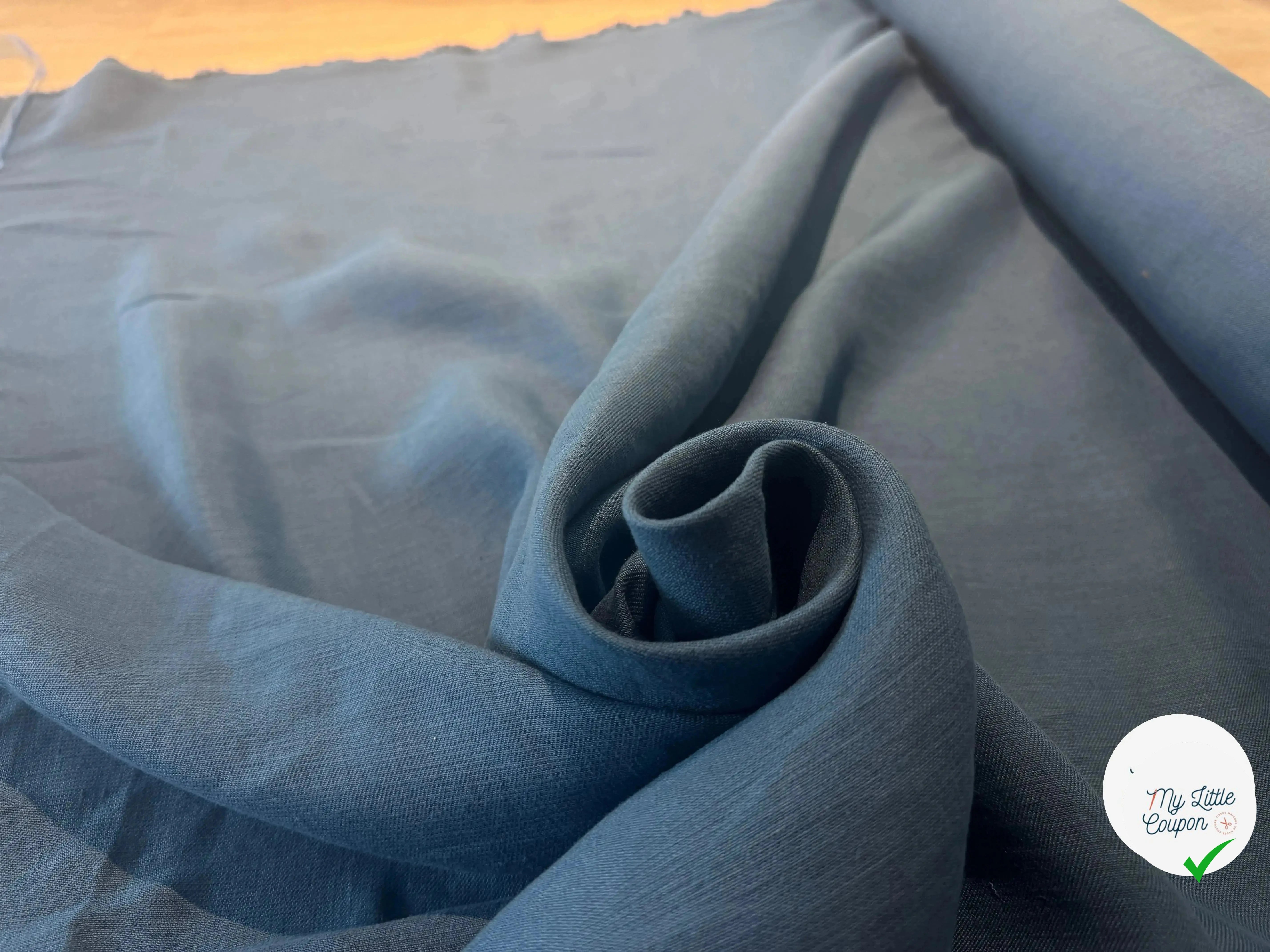DOUBLE LINEN, Opal Blue - My Little Coupon