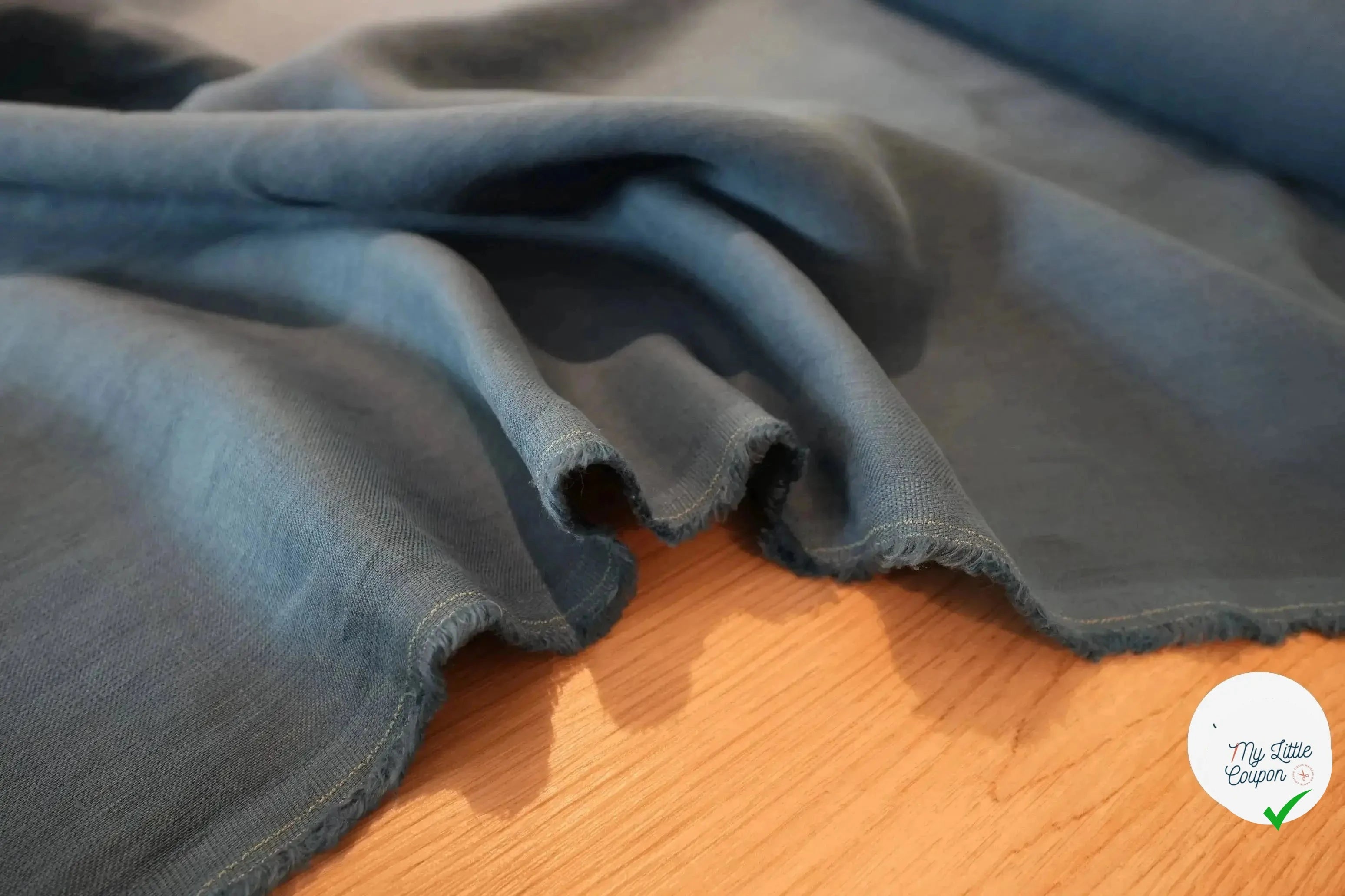 DOUBLE LINEN, Opal Blue - My Little Coupon