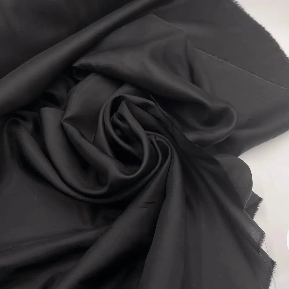 DOUBLURE 100% CUPRO NOIR - My Little Coupon - tissu - coudre