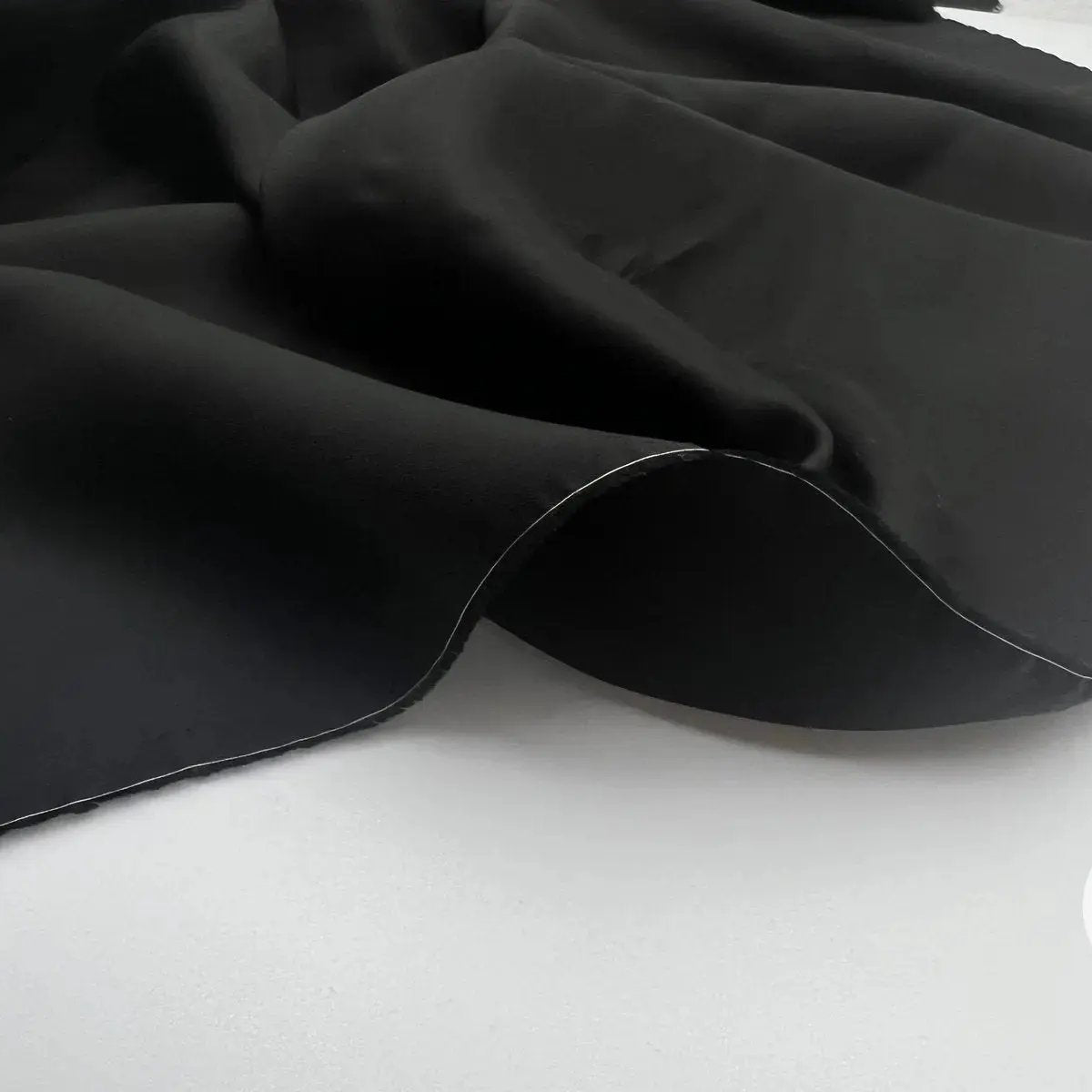 DOUBLURE 100% CUPRO NOIR - My Little Coupon - tissu - coudre