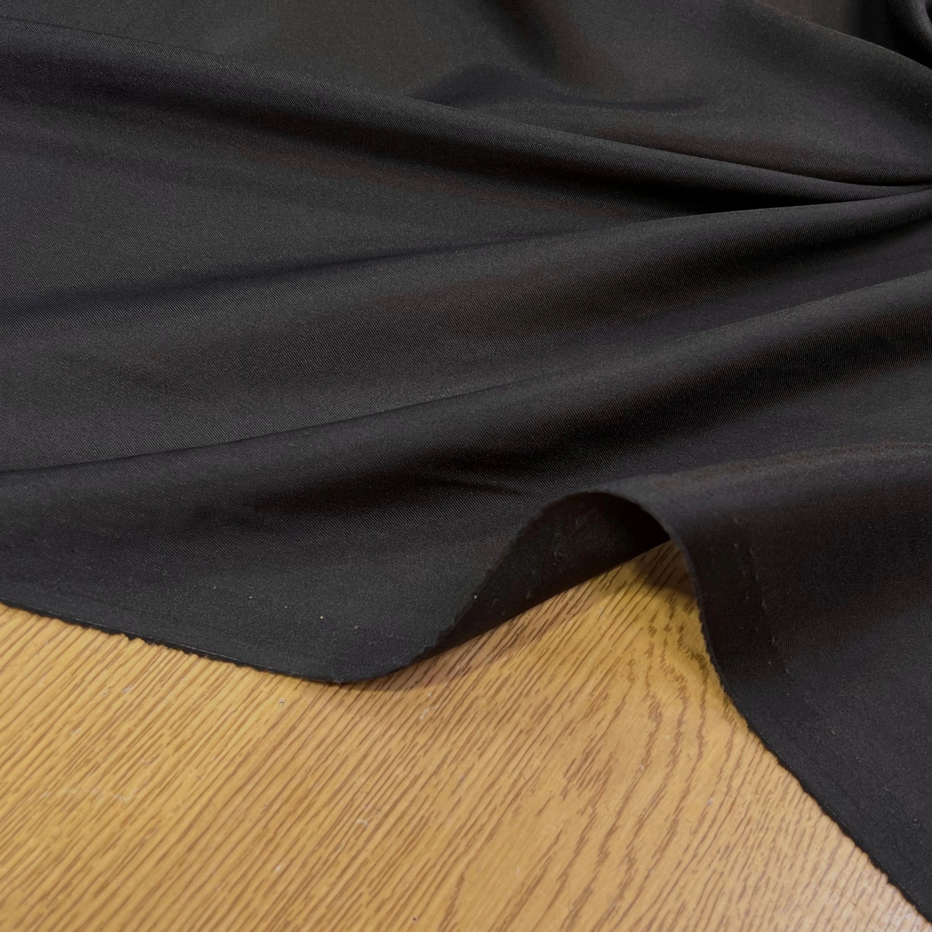 (Chute) DOUBLURE ACÉTATE LEGEREMENT CRÉPÉE MARRON - My Little Coupon