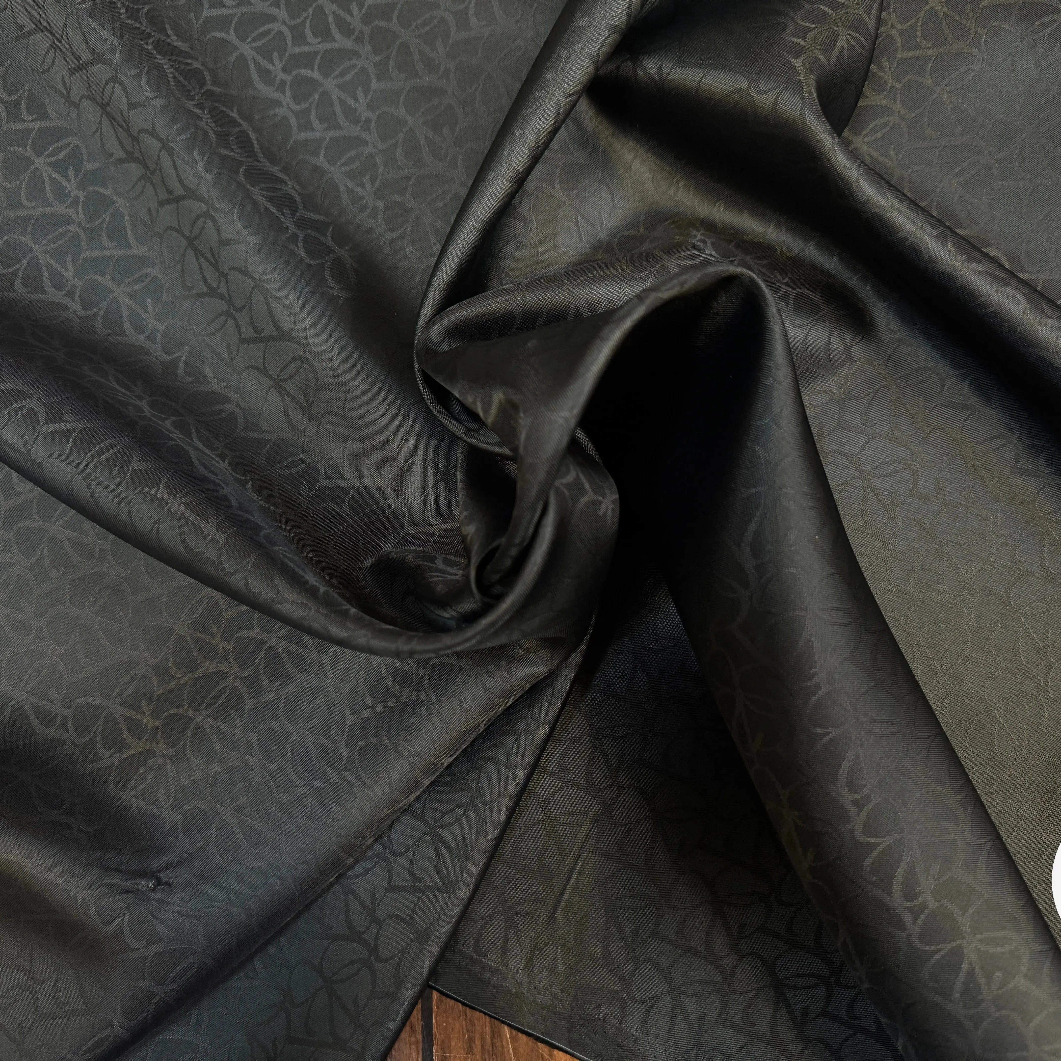 DOUBLURE JACQUARD TESSITURA MAURI NOIRE - My Little Coupon