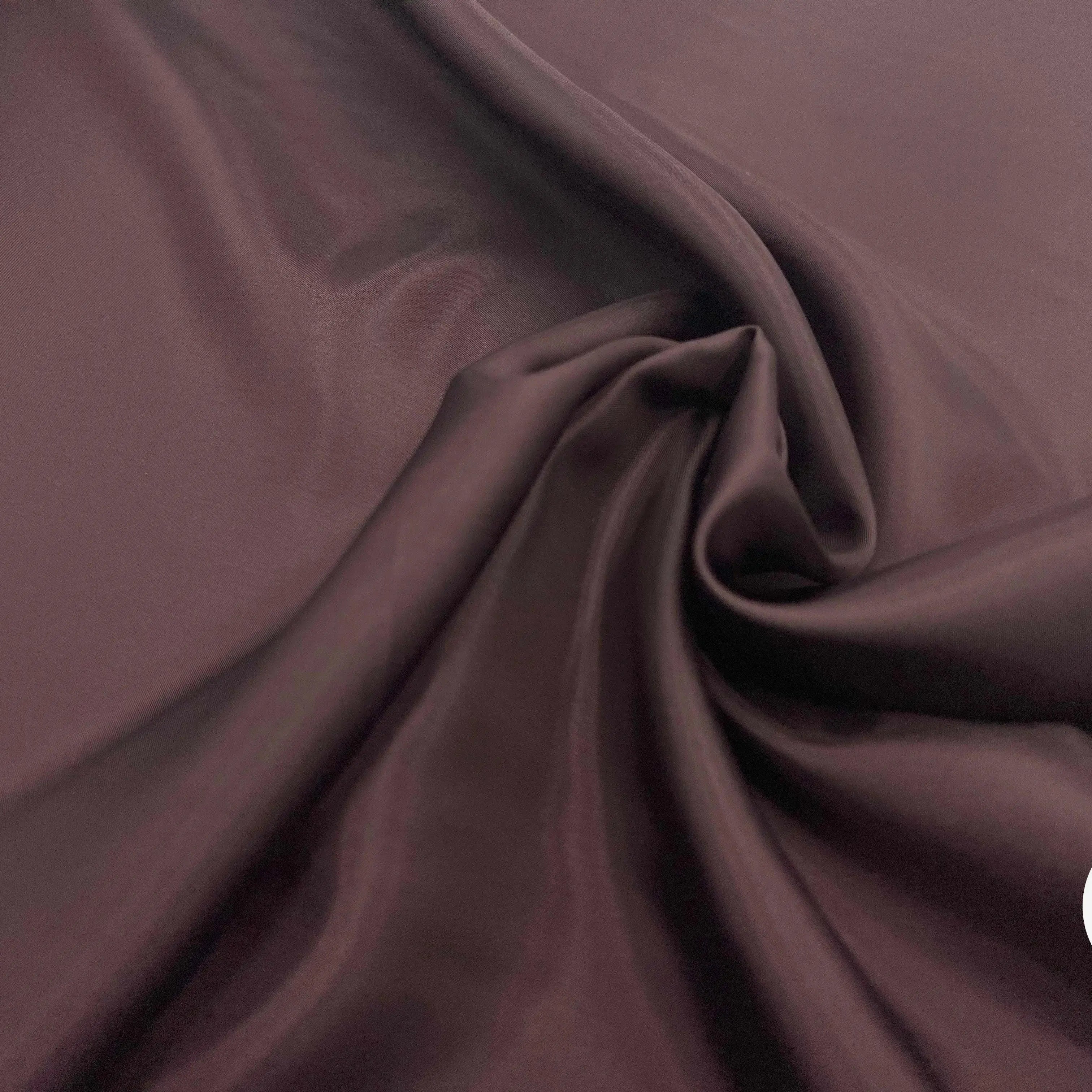 DOUBLURE PONGINETTE CUPRO PRUNE - coupon de tissu de 3 mètres - My Little Coupon - tissu - coudre