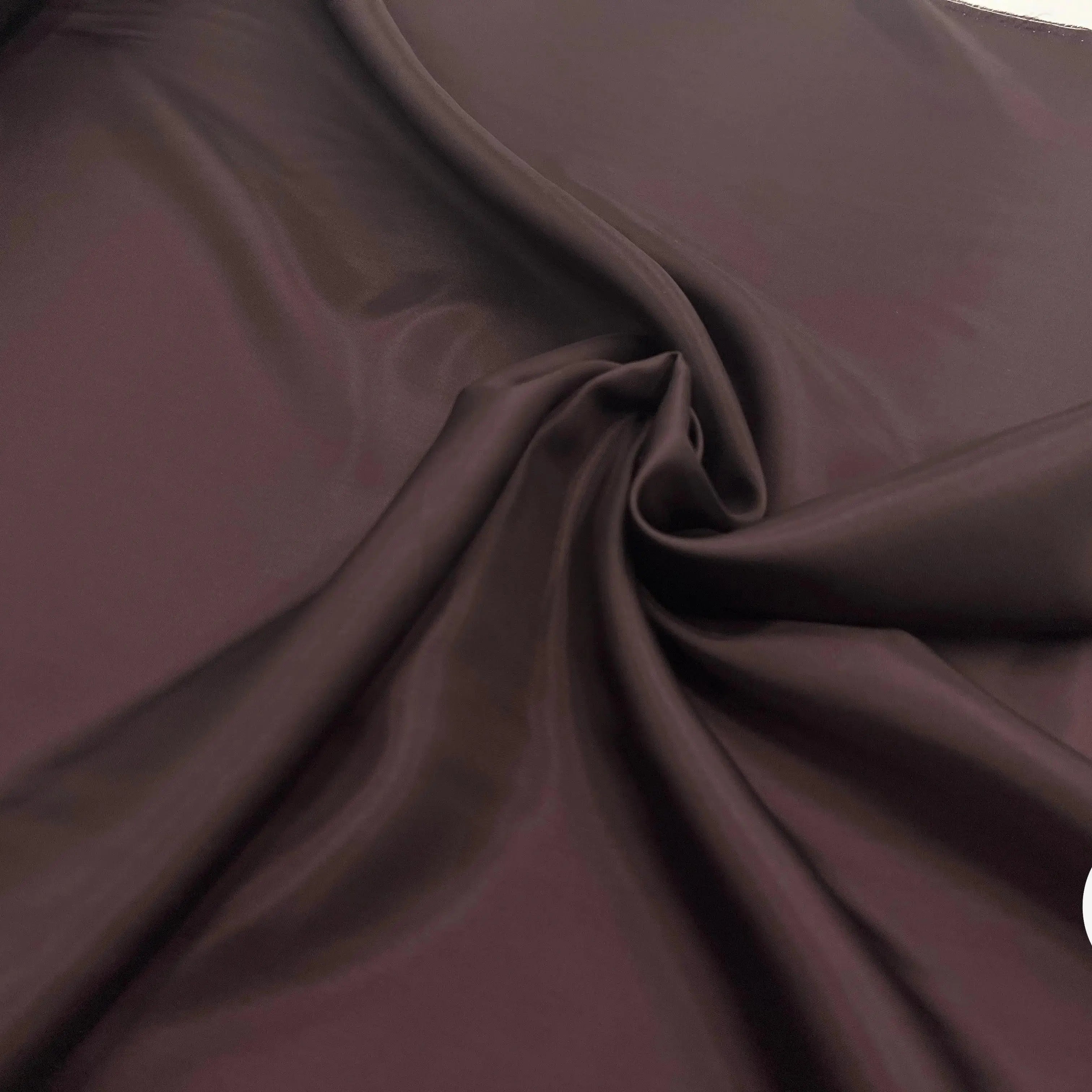 DOUBLURE PONGINETTE CUPRO PRUNE - coupon de tissu de 3 mètres - My Little Coupon - tissu - coudre