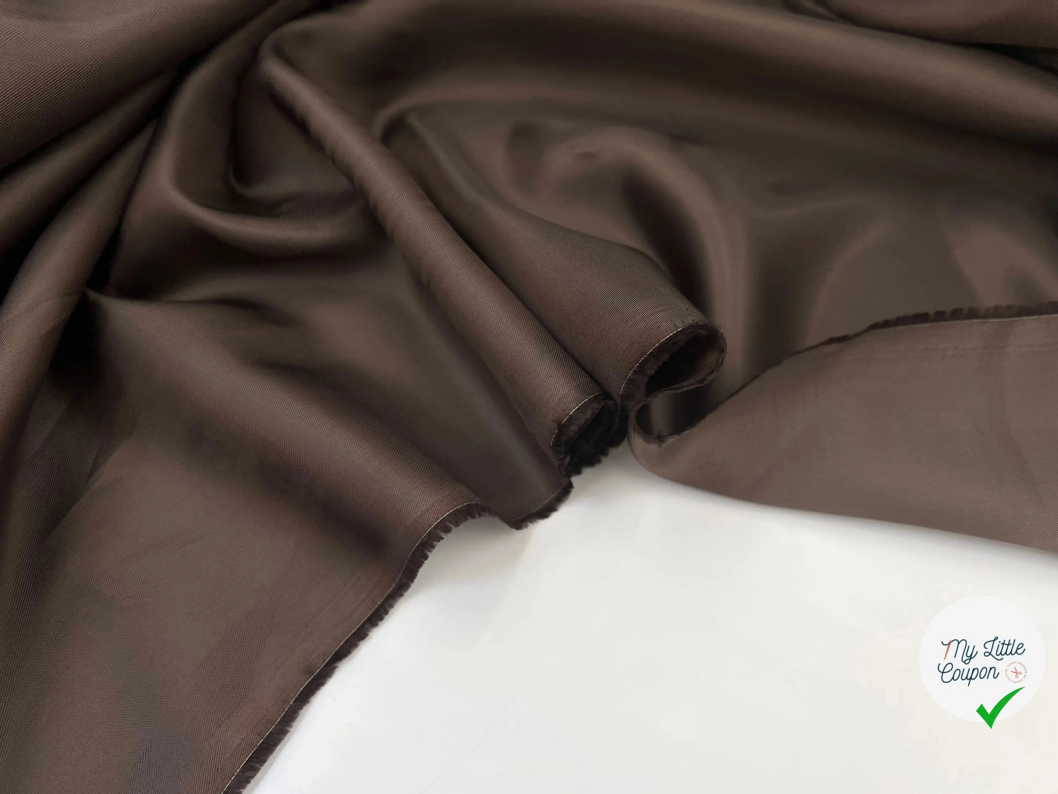 DOUBLURE SATIN MARRON GLACÉ MSO
