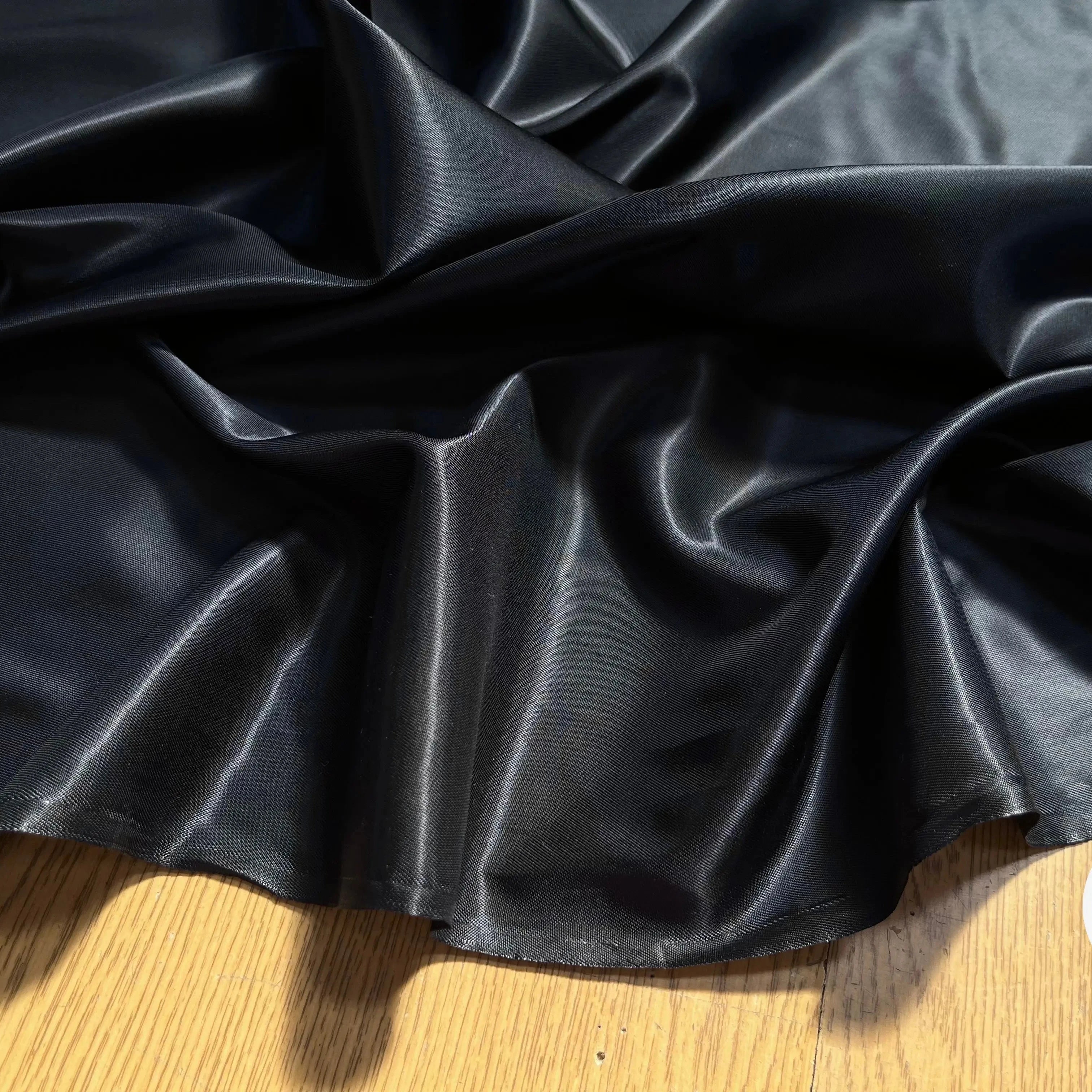 DOUBLURE SERGÉE VISCOSE NAVY NOIRE - My Little Coupon