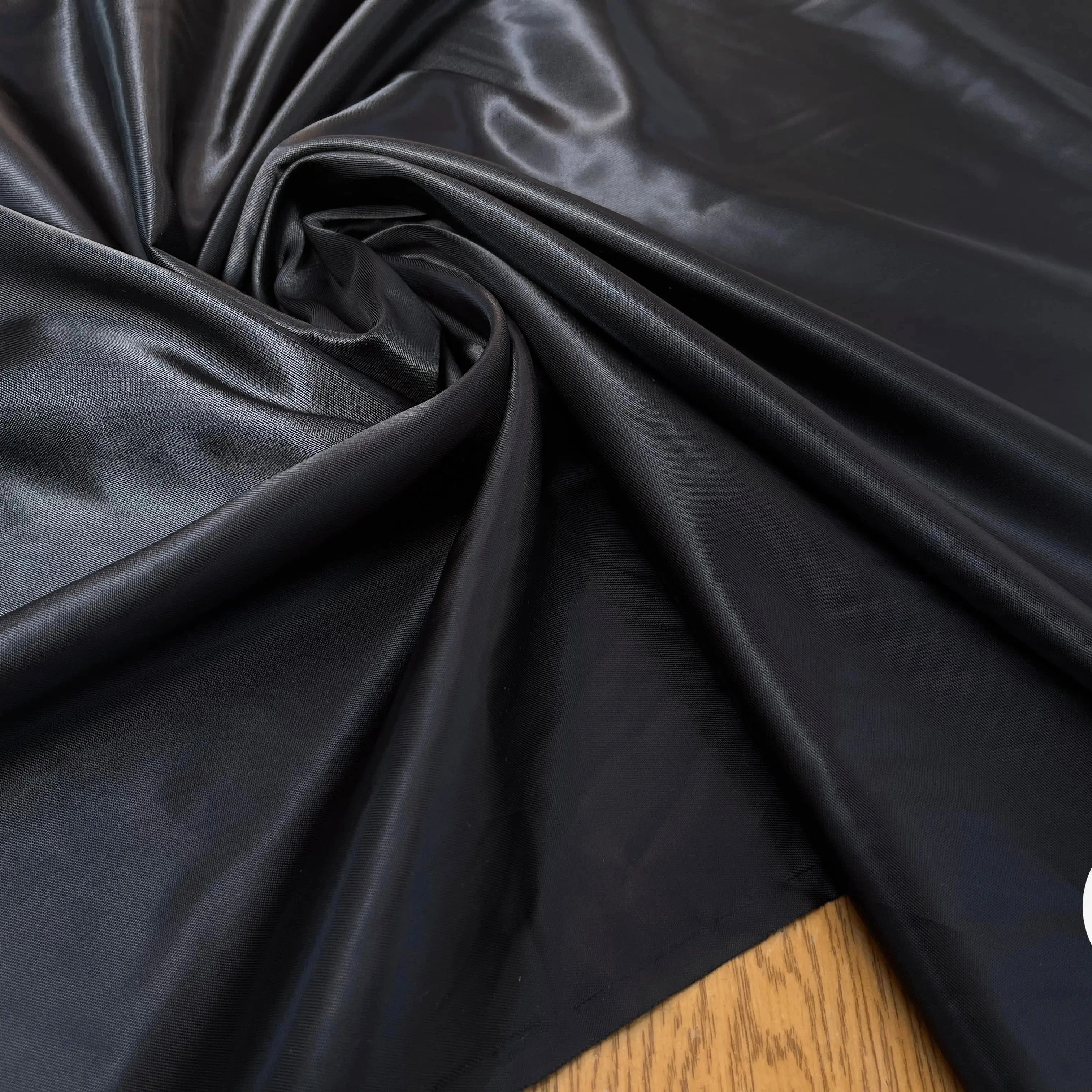 DOUBLURE SERGÉE VISCOSE NAVY NOIRE - My Little Coupon