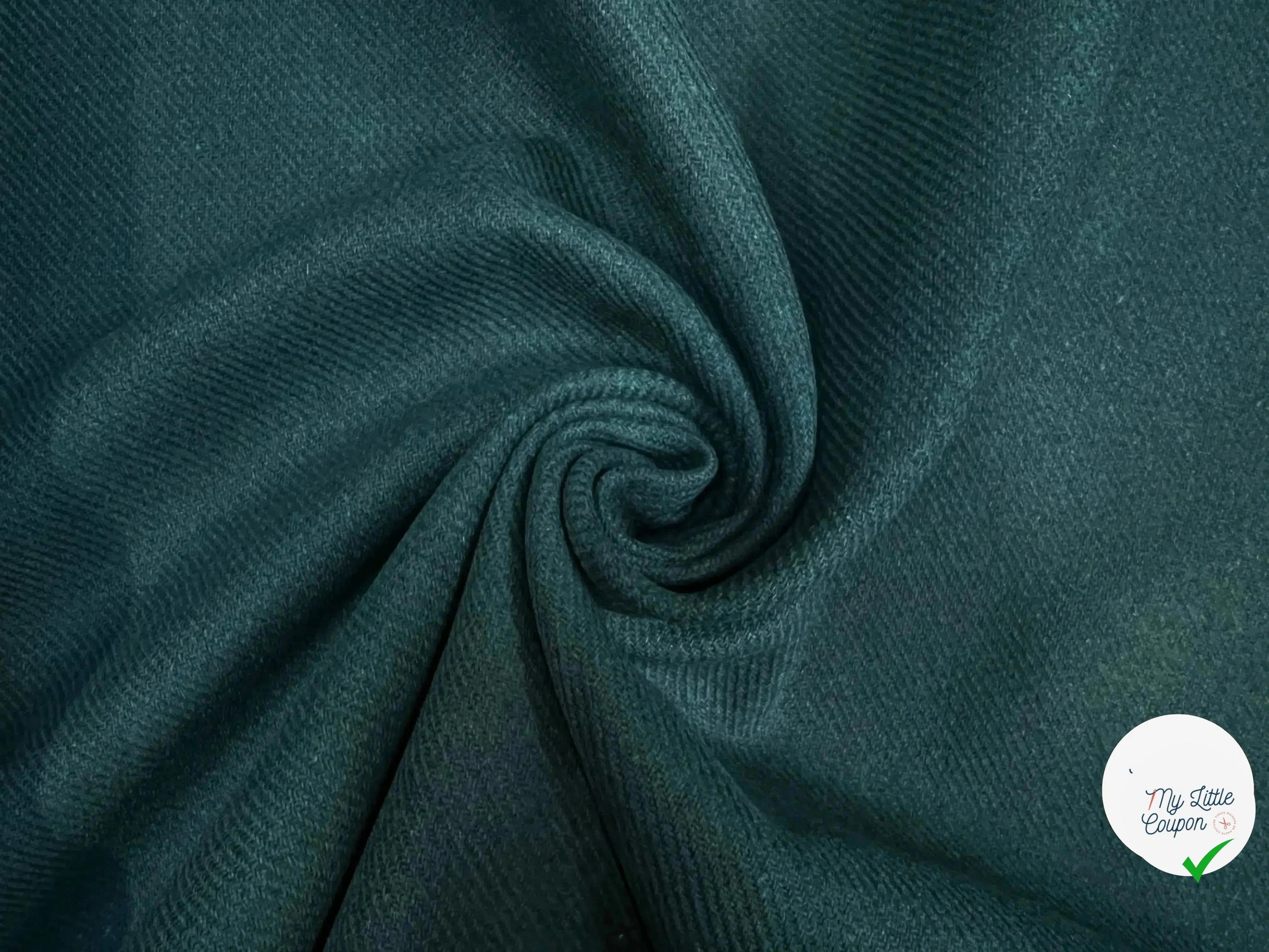 DRAP DE LAINE MORGANTI VERT BLEU - My Little Coupon