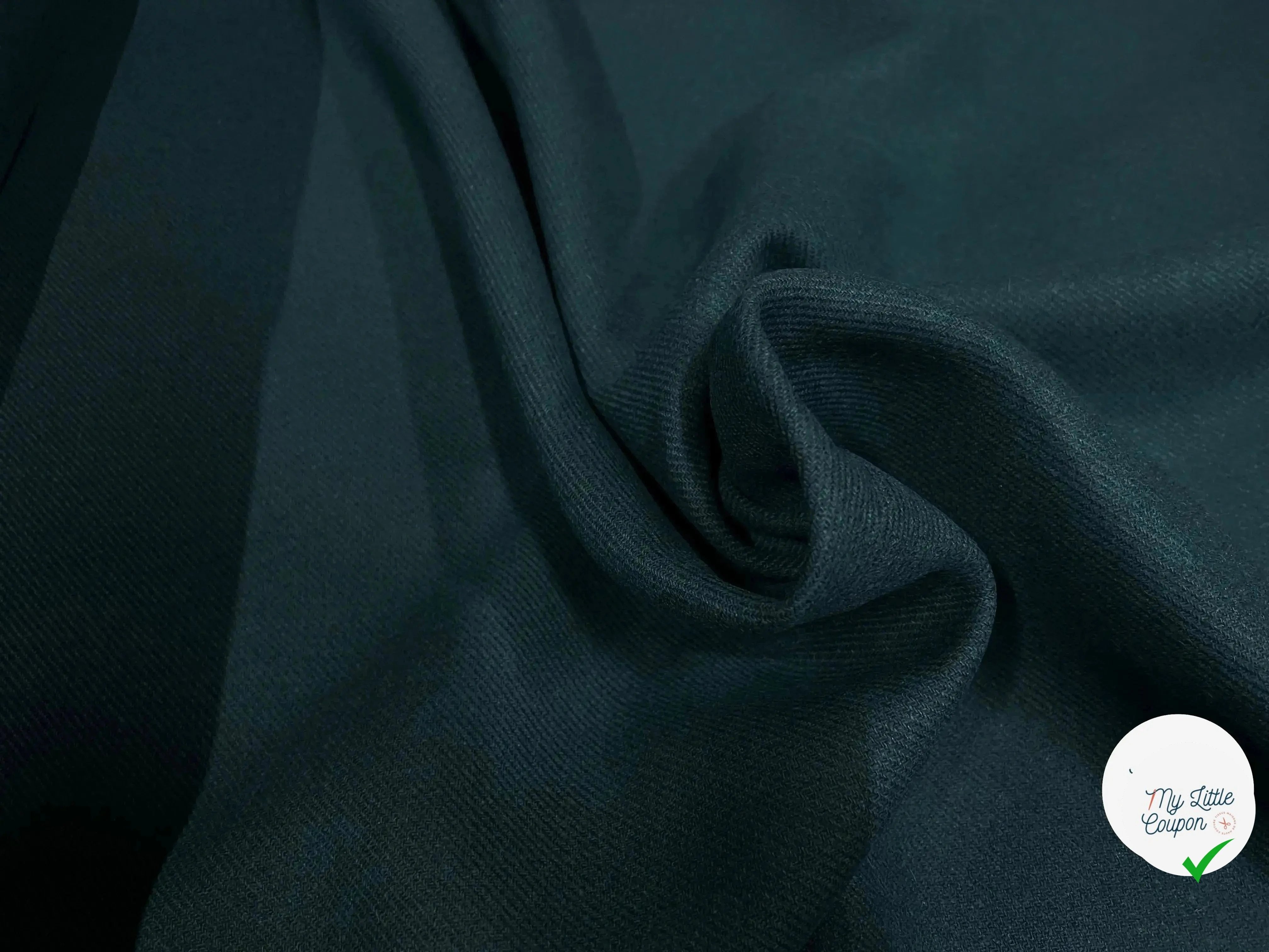 DRAP DE LAINE MORGANTI VERT BLEU - My Little Coupon