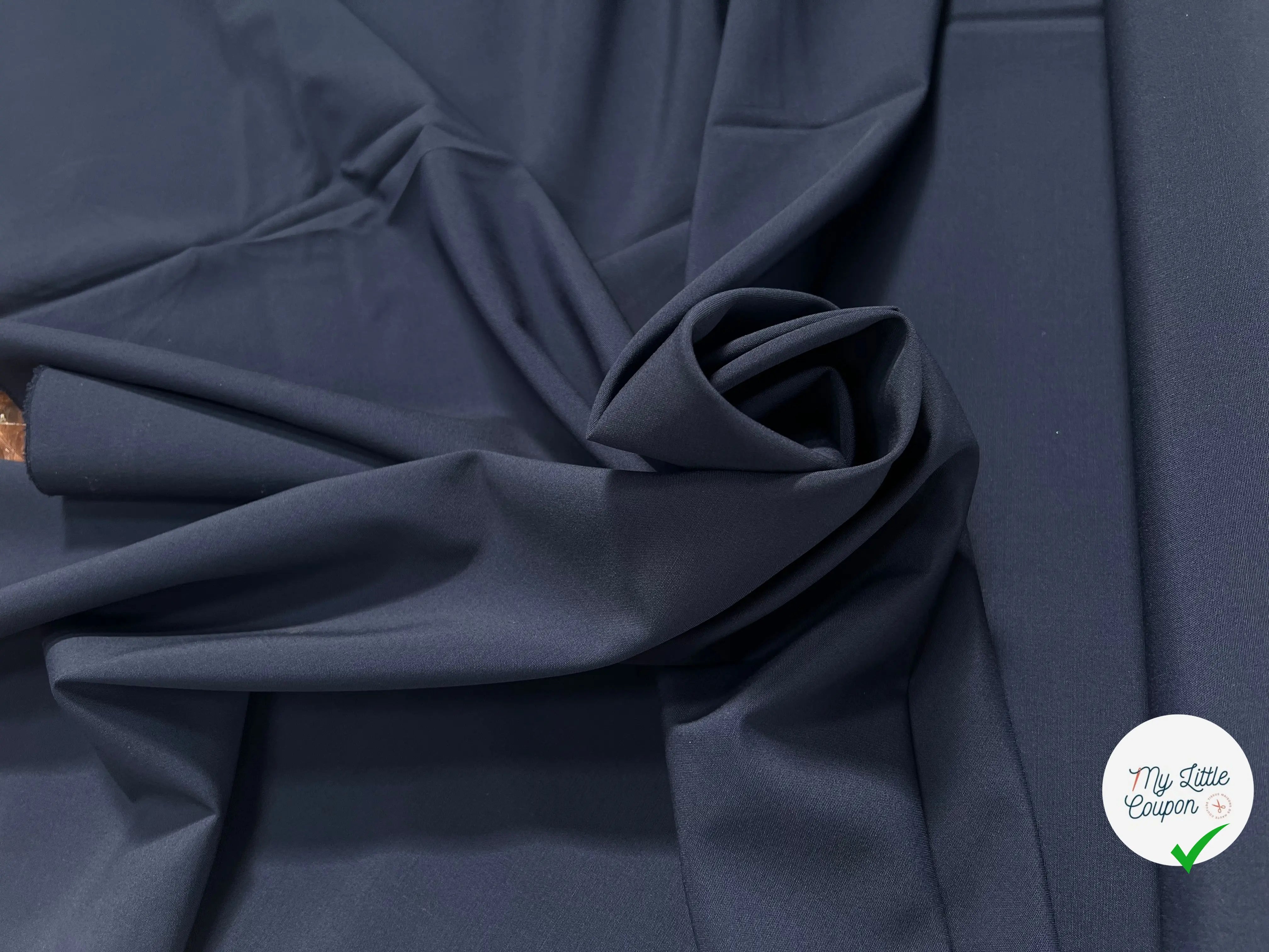 (Chute) DRAPERIE 100% LAINE UNI BLEU - My Little Coupon