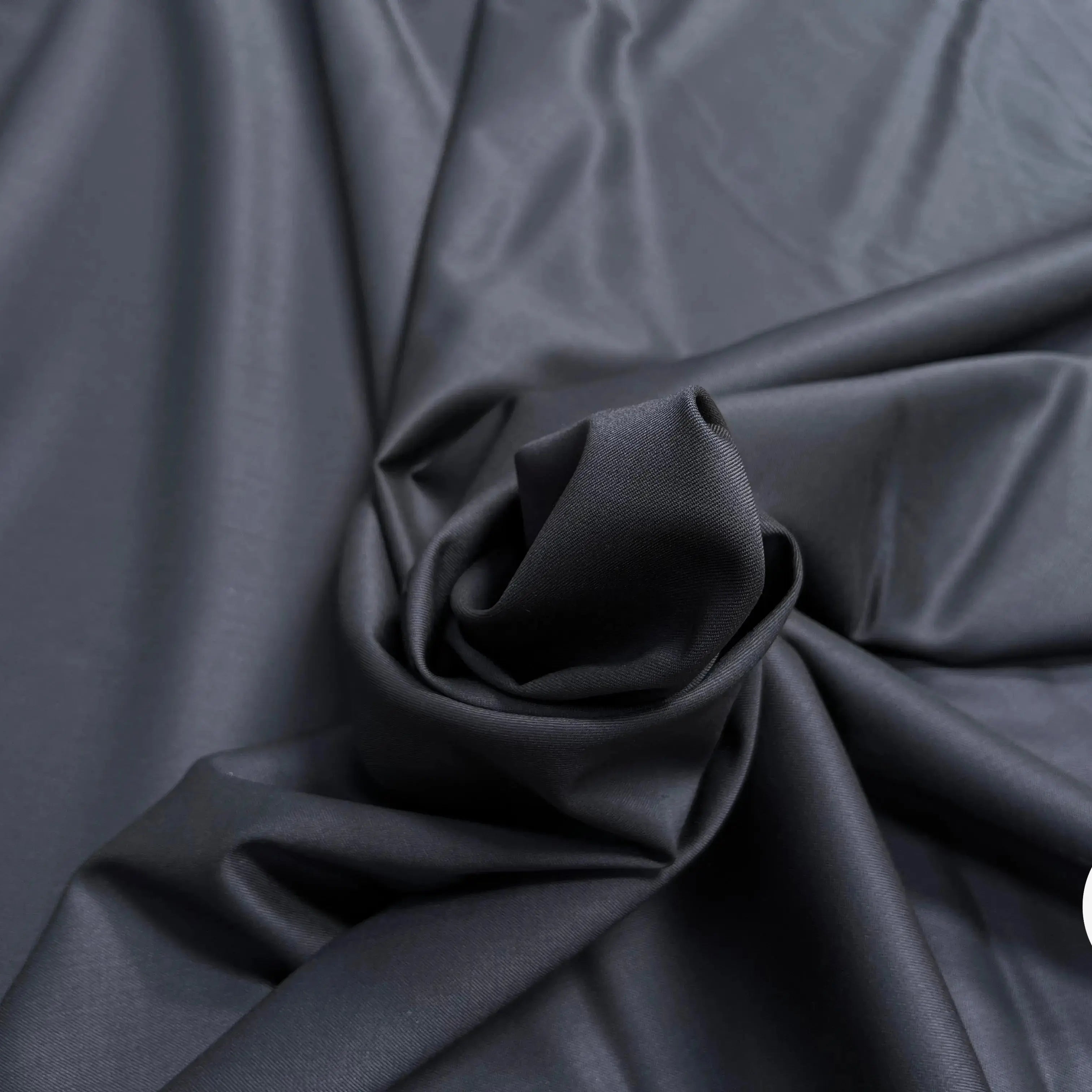 DRAPERIE 100% LAINEBLEU MARINE ENVERS NOIR UNI - My Little Coupon