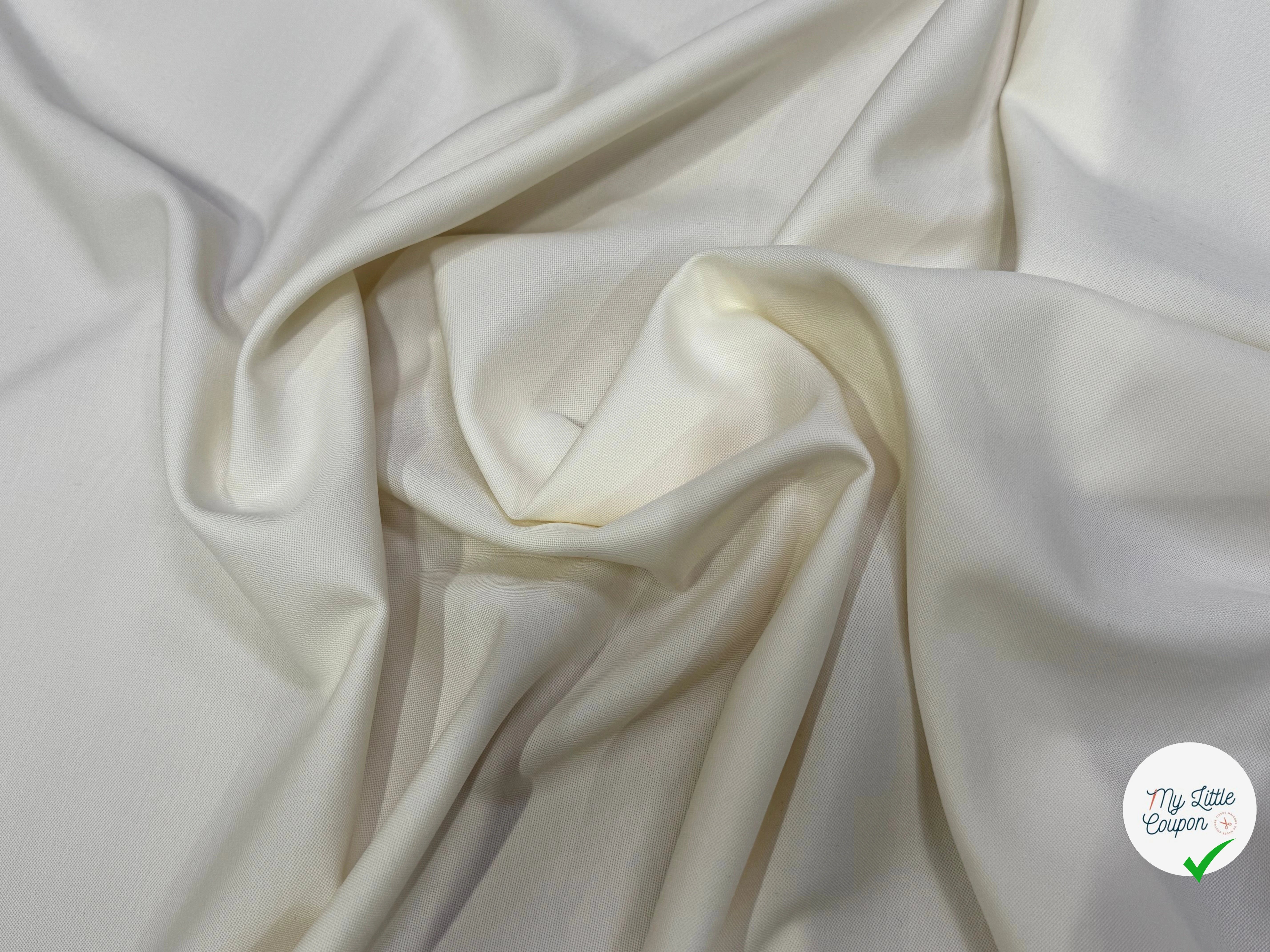 (Chute) DRAPERIE DE LAINE ULTRA BELLE ÉCRUE TENUE IMPÉCABLE - My Little Coupon