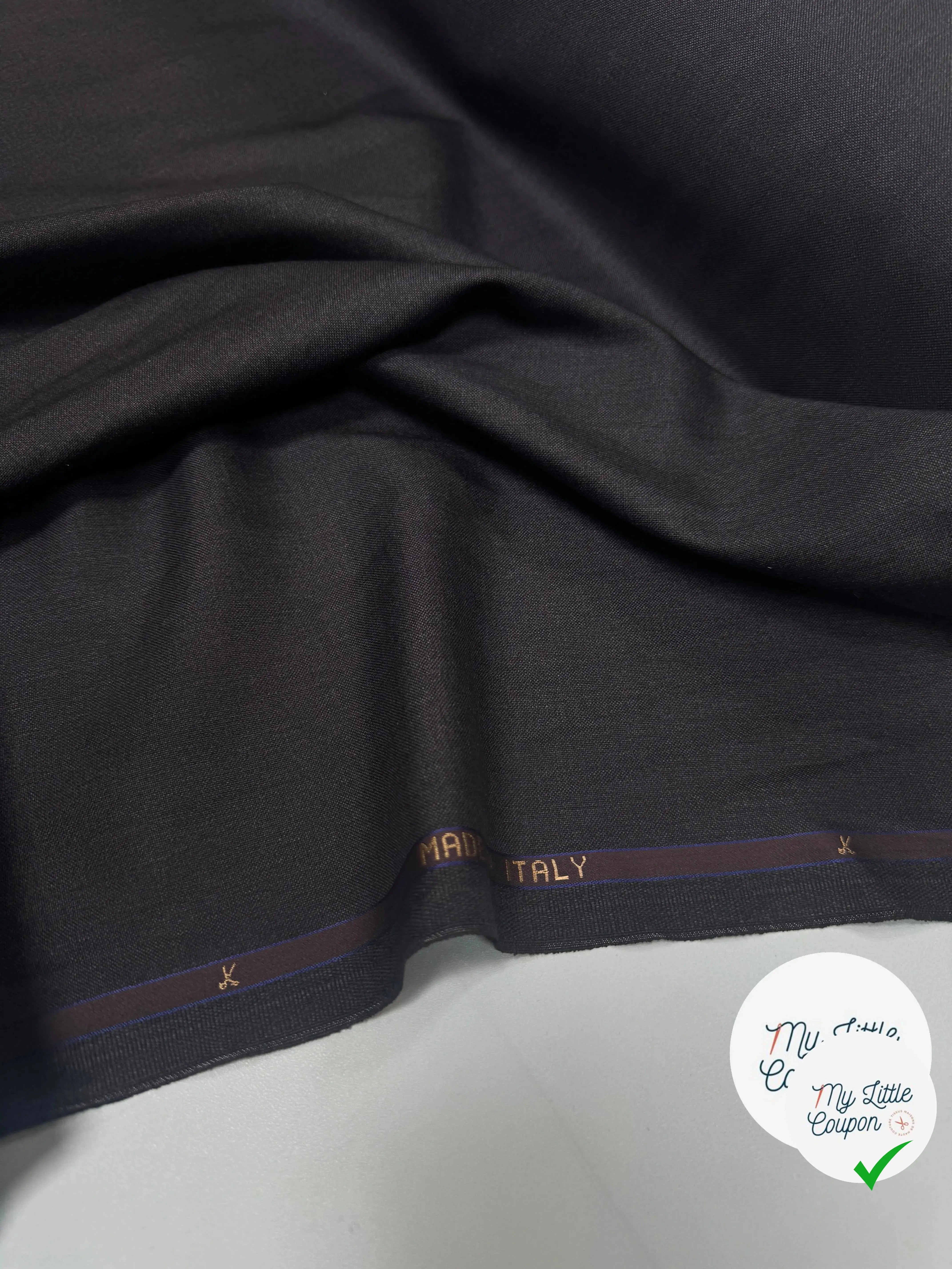 DRAPERIE GRISE 100% LAINE FABRICATION ITALIENNE - My Little Coupon