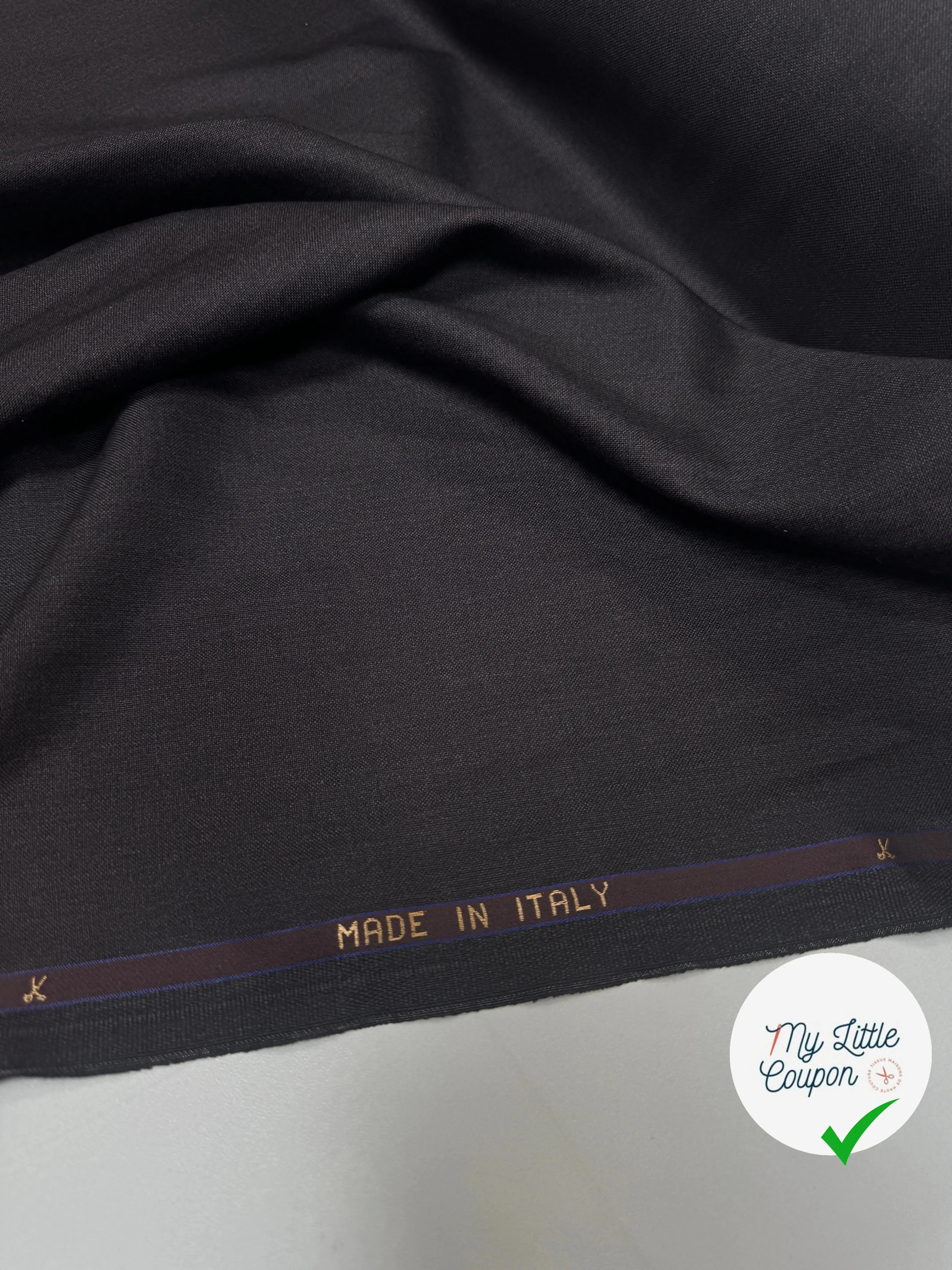 DRAPERIE GRISE 100% LAINE FABRICATION ITALIENNE - My Little Coupon