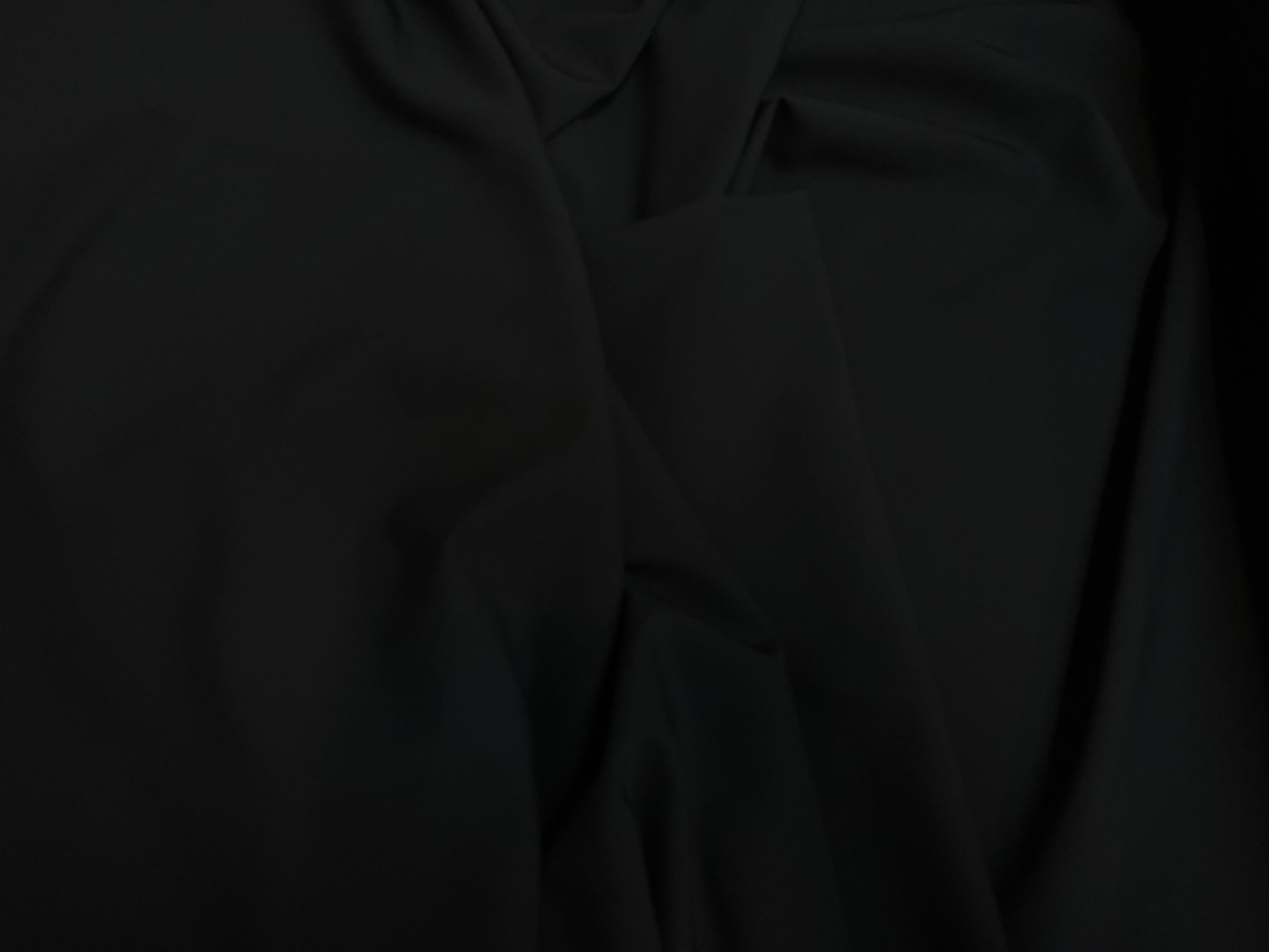 DRAPERIE TOILE DE LAINE STRETCH NOIRE - My Little Coupon