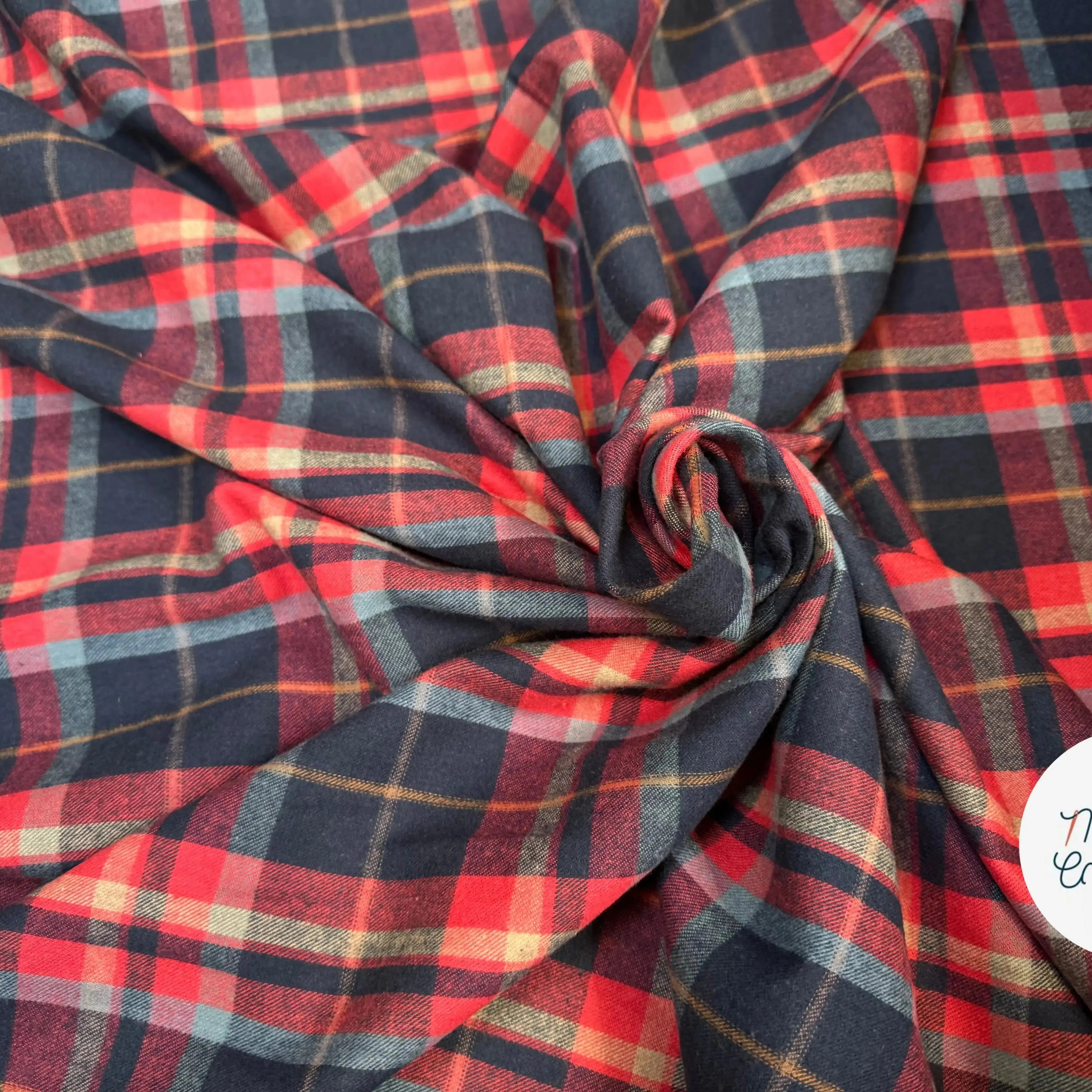 FLANELLE DE COTON ULTRA DOUCE TARTAN - My Little Coupon