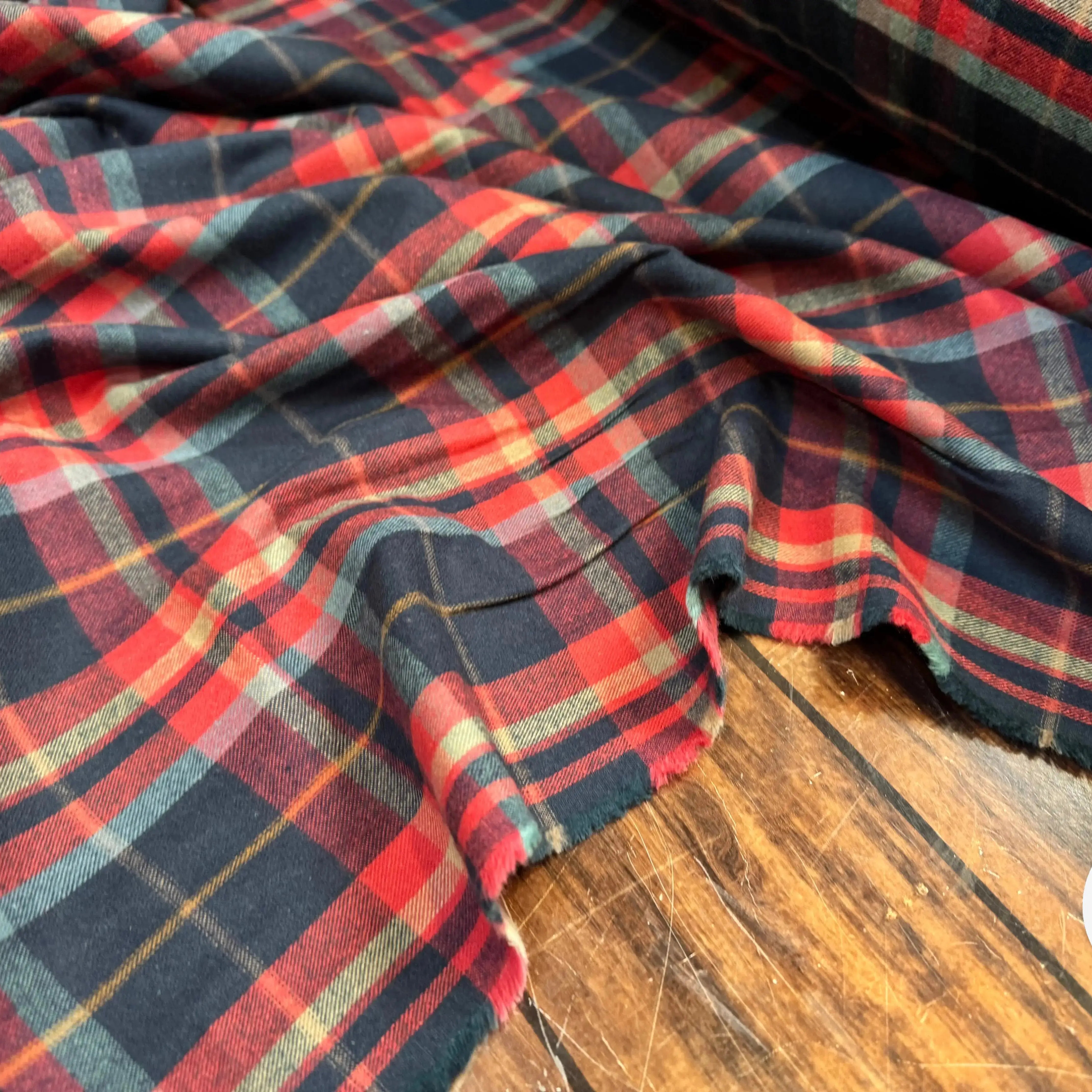 FLANELLE DE COTON ULTRA DOUCE TARTAN - My Little Coupon
