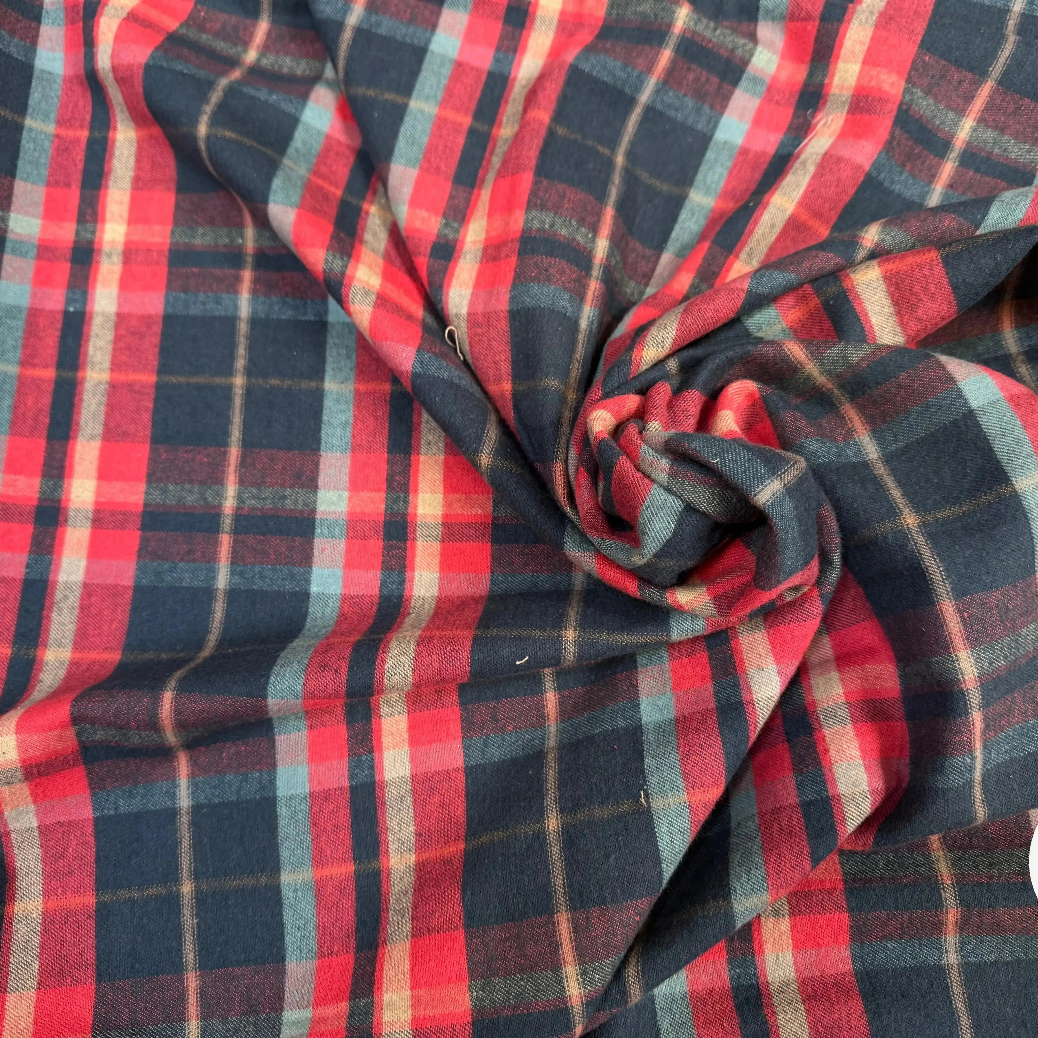 FLANELLE DE COTON ULTRA DOUCE TARTAN - My Little Coupon