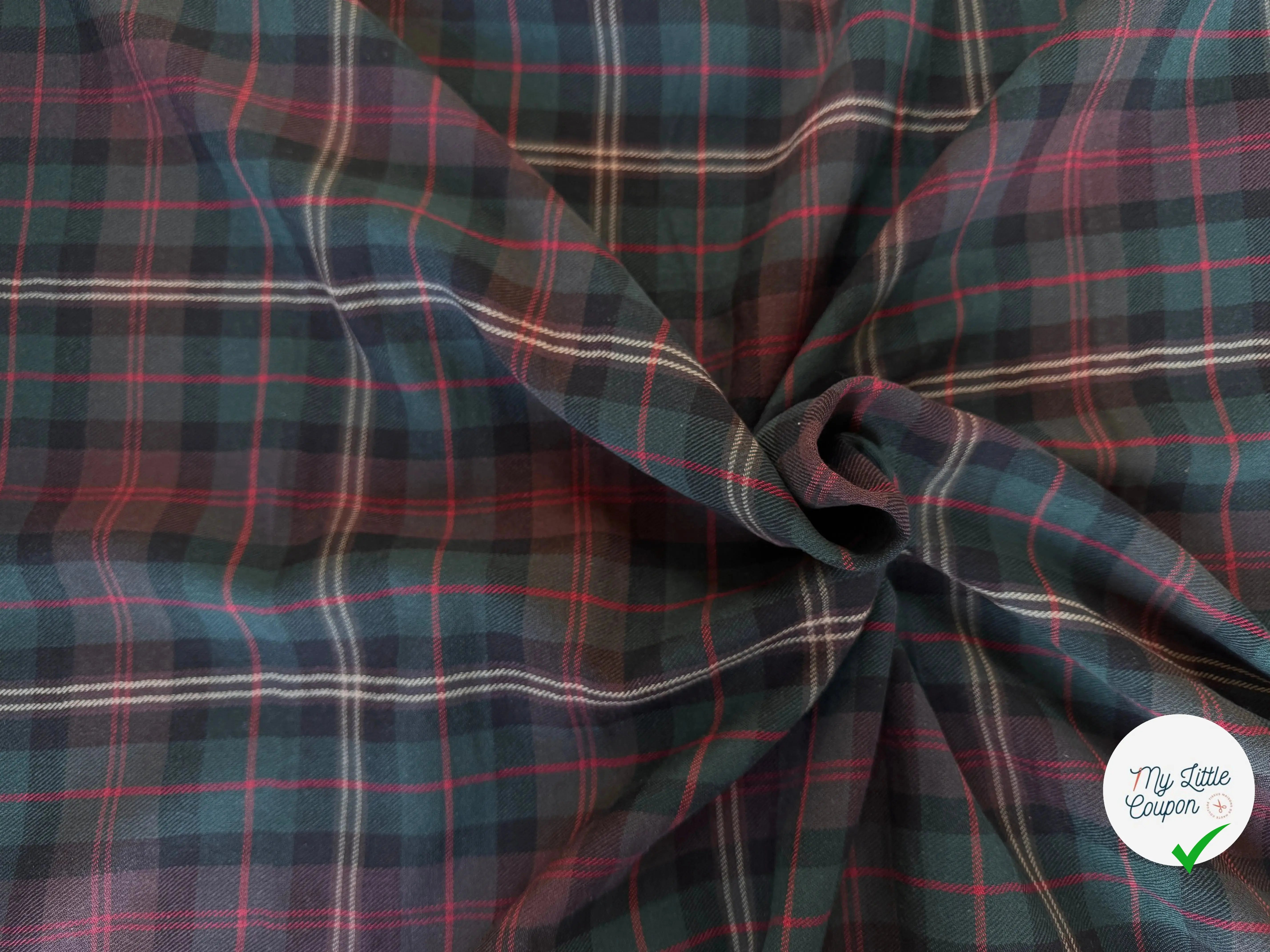 FLANELLE SERGÉE SURCHEMISE QUALITÉ JAPAN - My Little Coupon