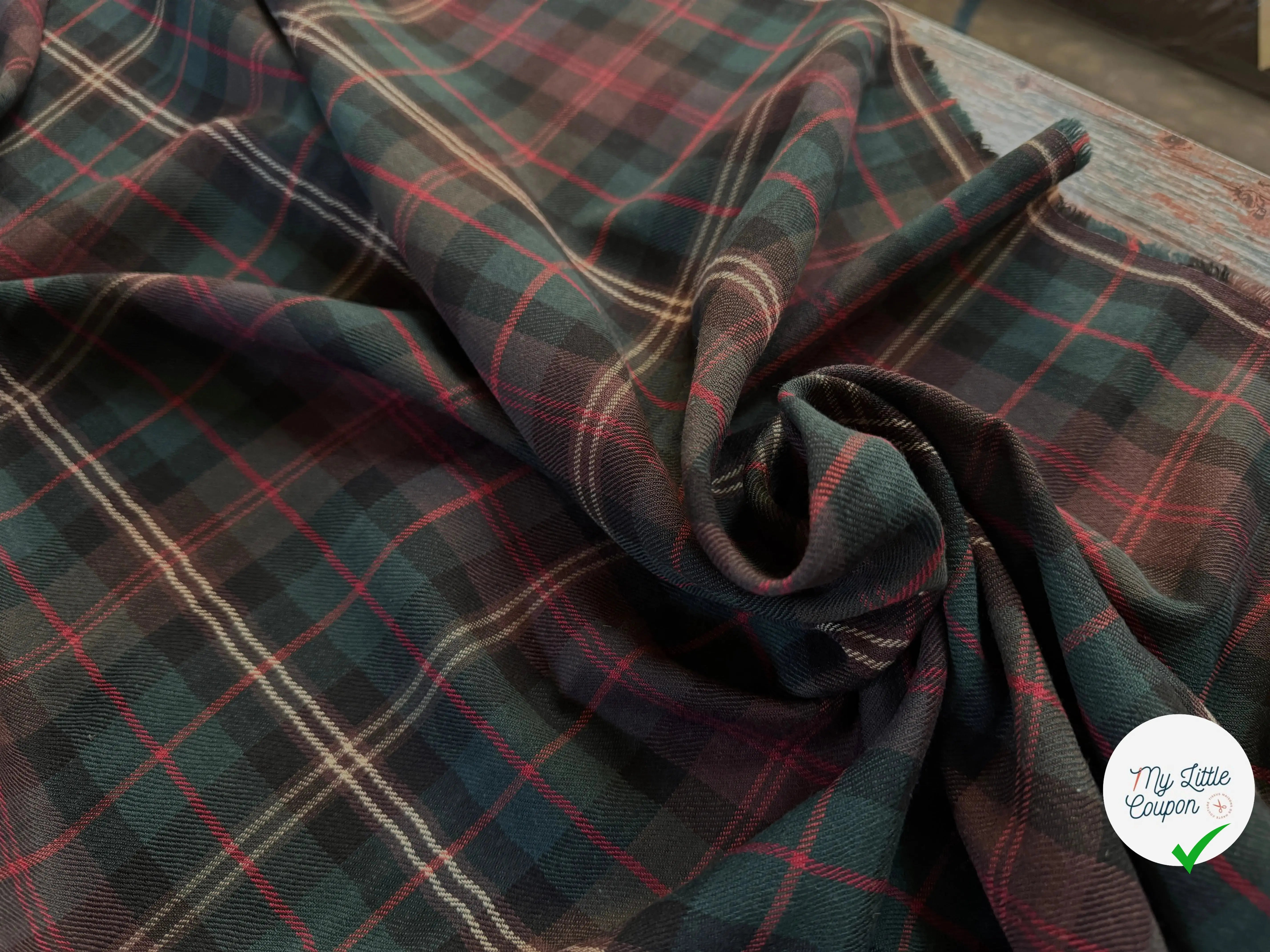 FLANELLE SERGÉE SURCHEMISE QUALITÉ JAPAN - My Little Coupon