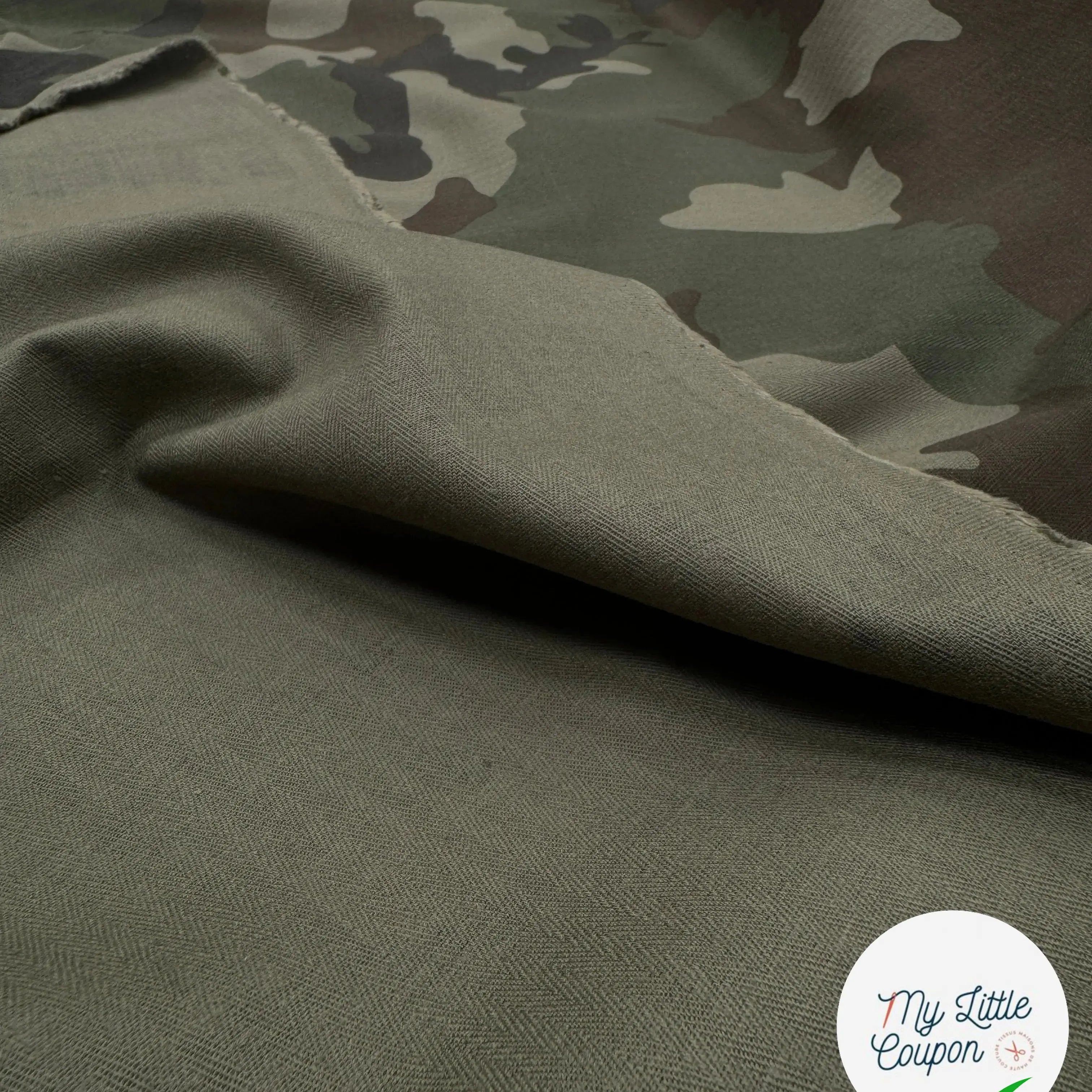 GABARDINE COTON CHEVRON MILITAIRE STYLE 5 - My Little Coupon