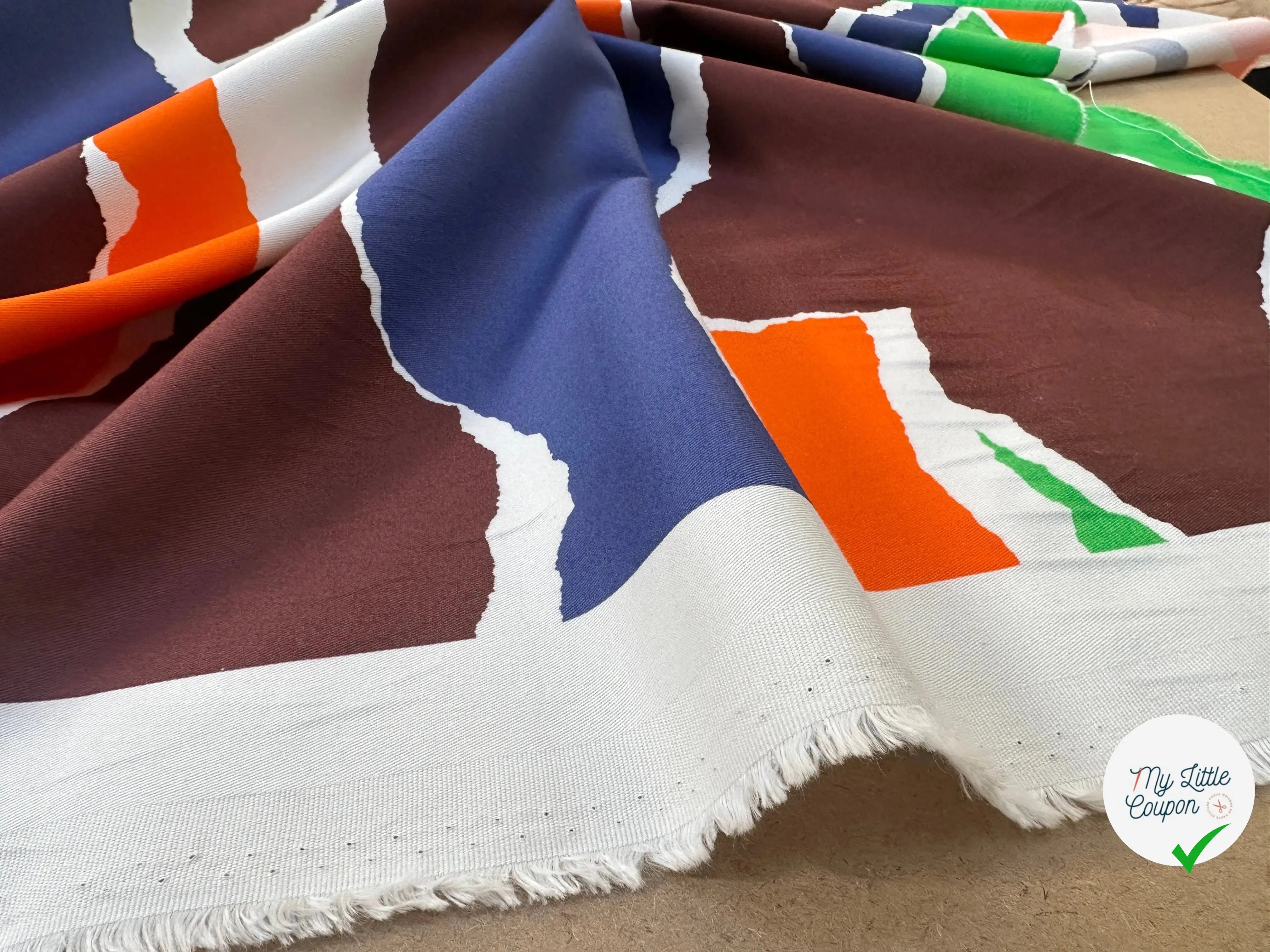 GABARDINE DE COTON STRECTH CAMOUFLAGE CONTEMPORAIN - My Little Coupon