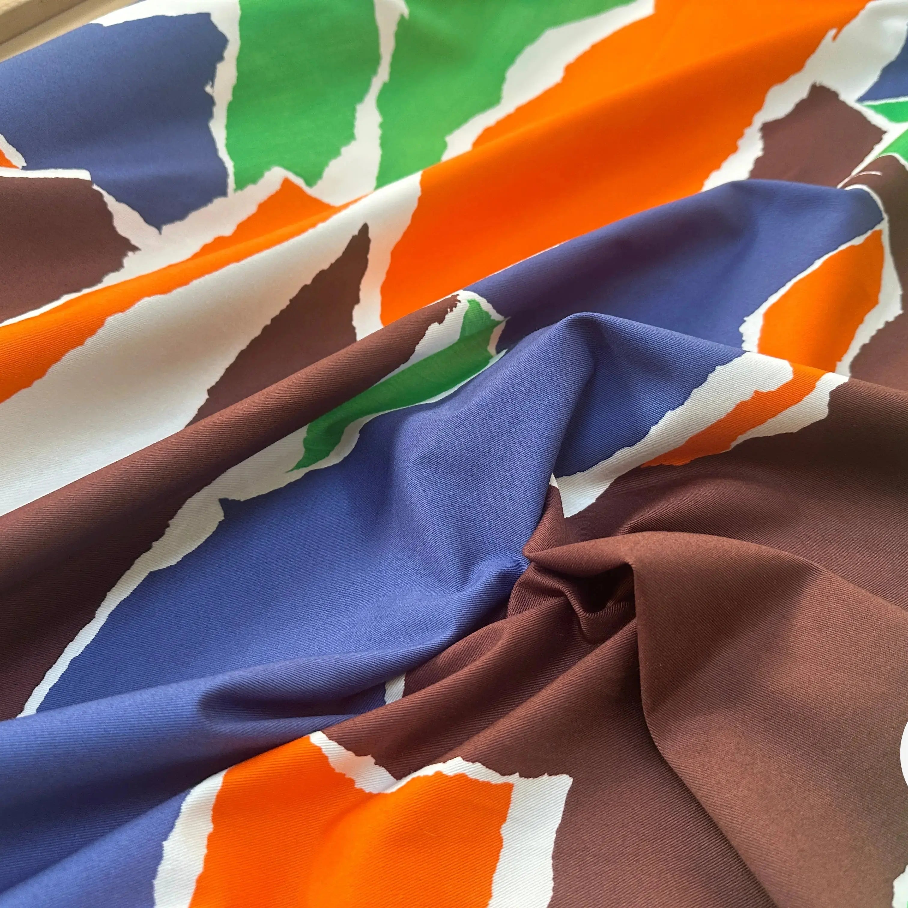 GABARDINE DE COTON STRECTH CAMOUFLAGE CONTEMPORAIN - My Little Coupon