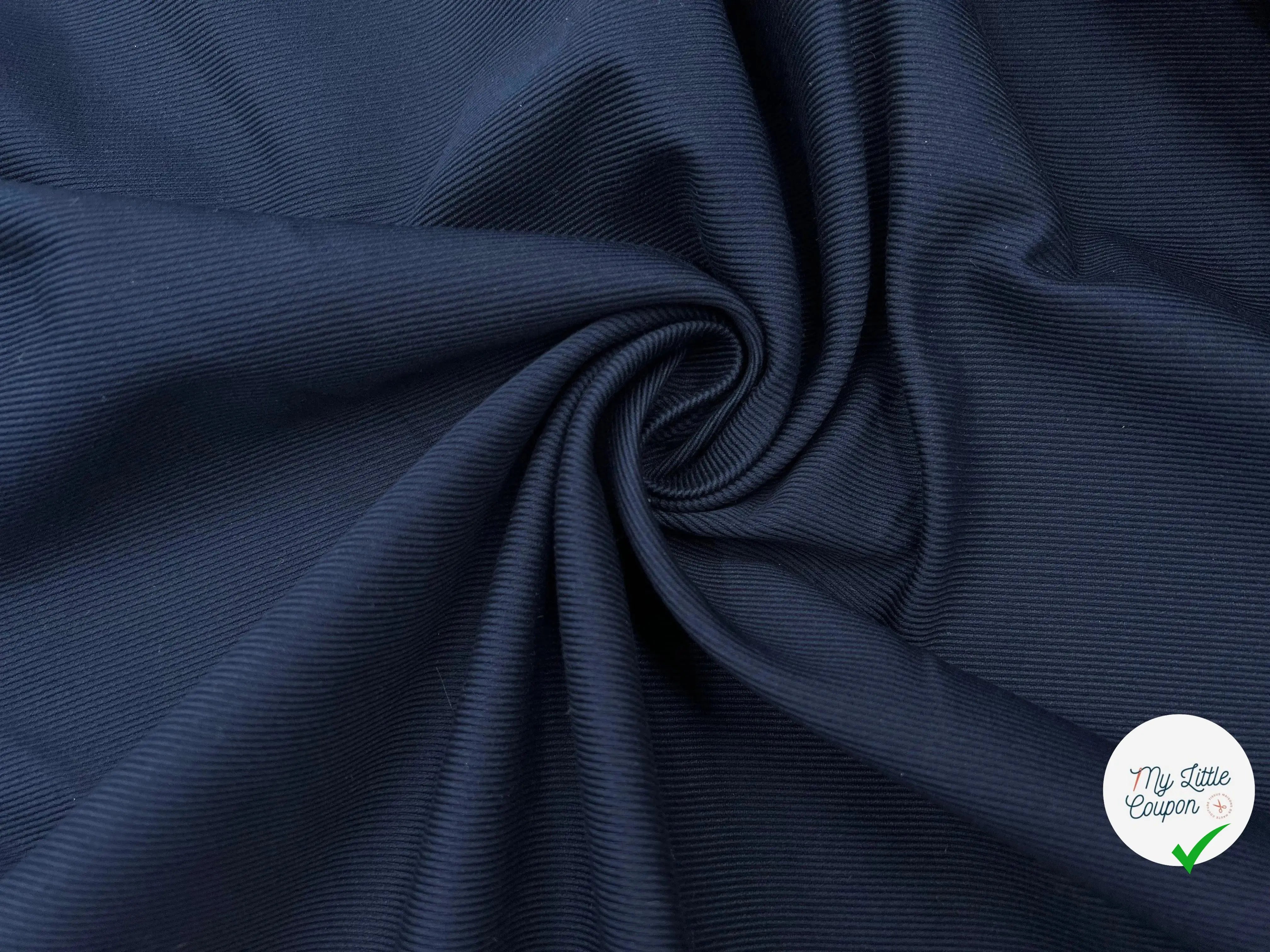 GABARDINE DRILL MARINE - My Little Coupon - tissu - coudre