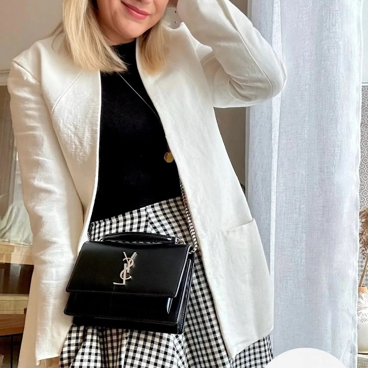 GABARDINE DUVETEUSE DAMIER SERGÉ MARQUÉ MSO