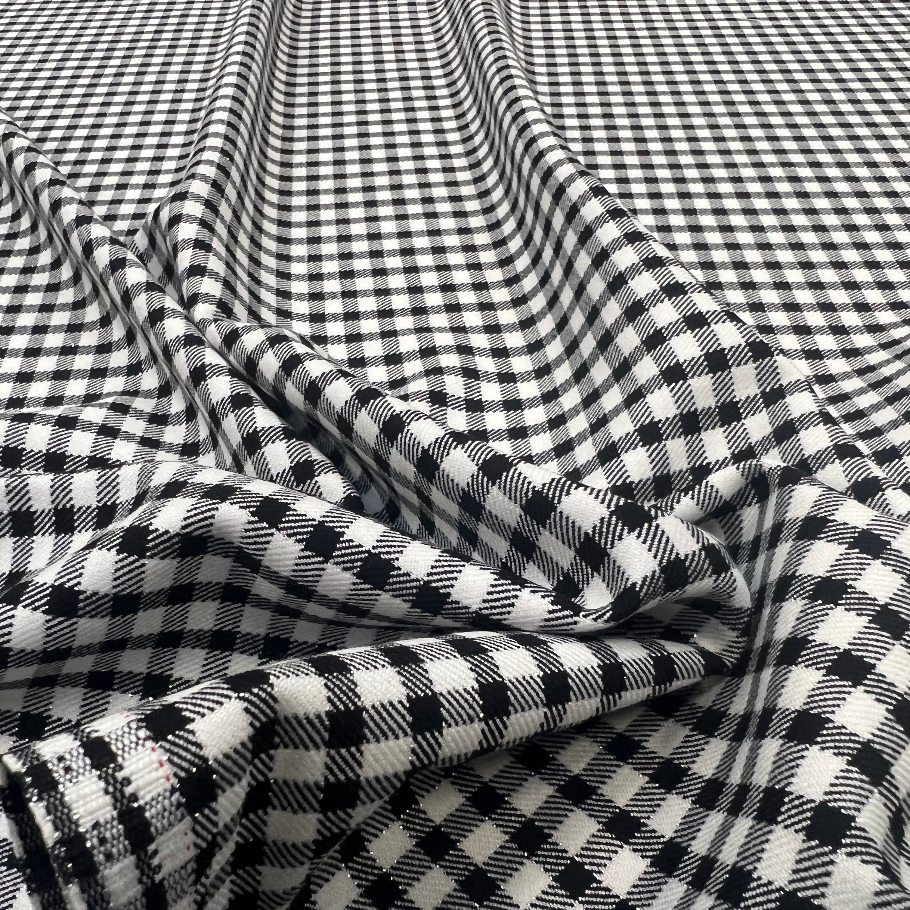 GABARDINE DUVETEUSE DAMIER SERGÉ MARQUÉ MSO