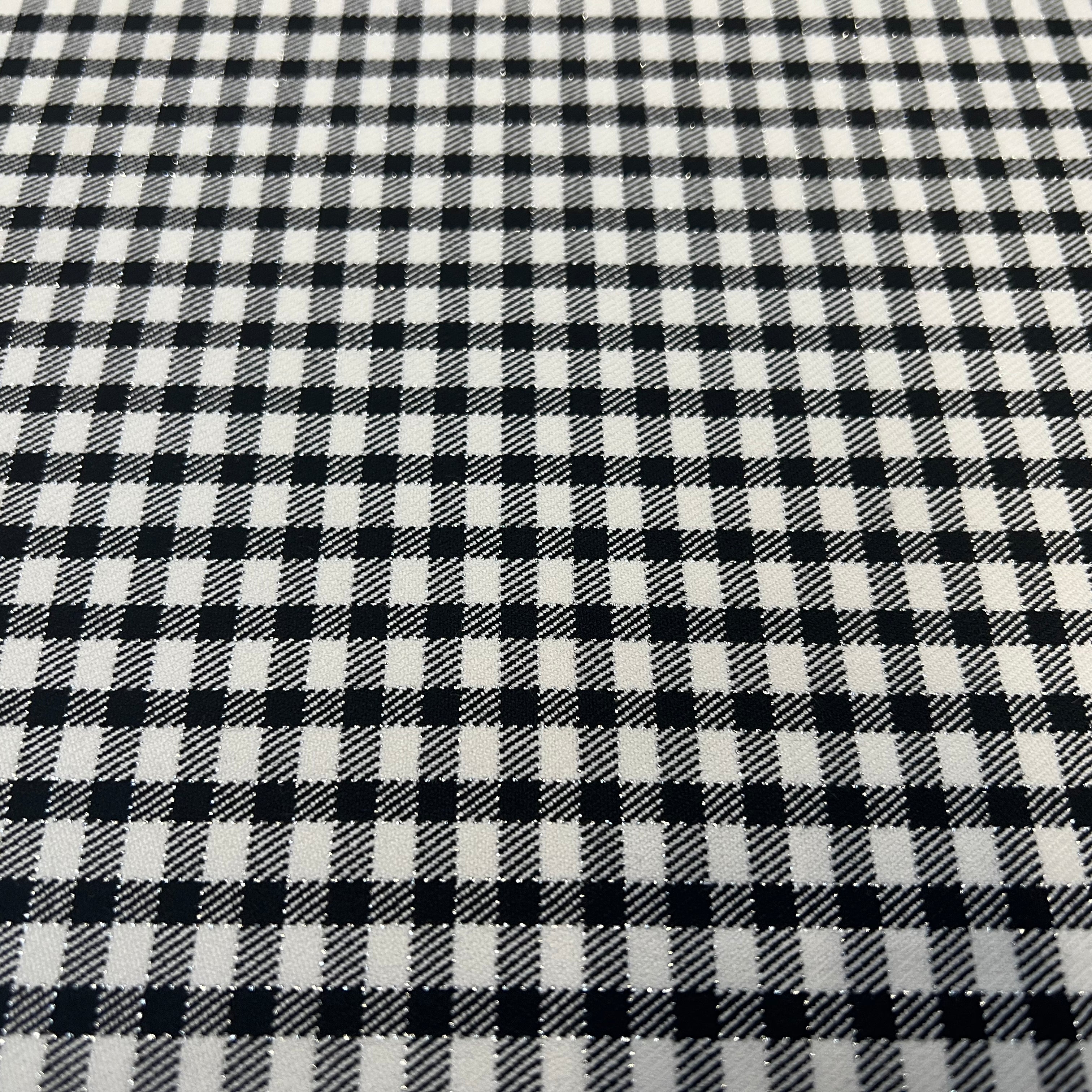 GABARDINE DUVETEUSE DAMIER SERGÉ MARQUÉ MSO