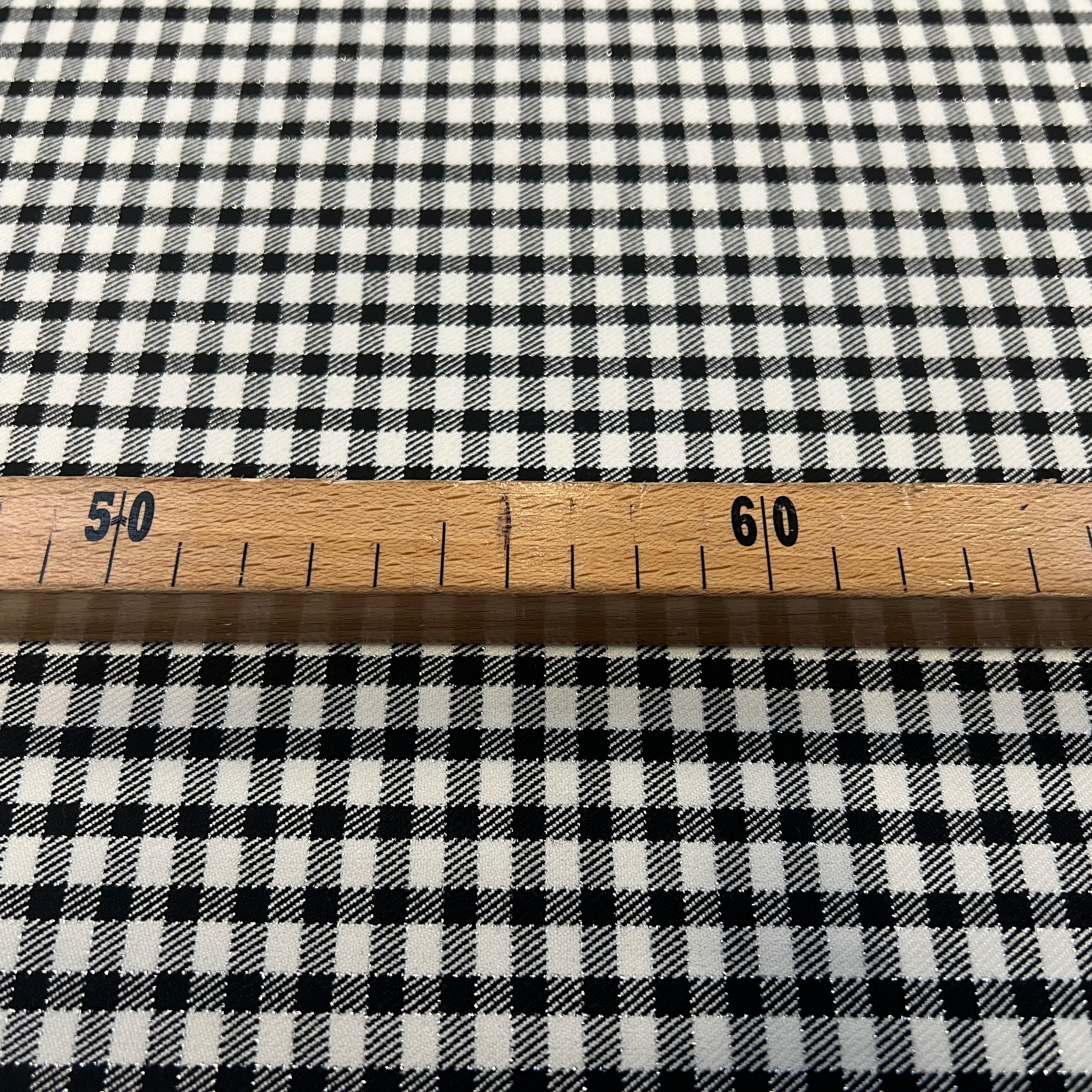 GABARDINE DUVETEUSE DAMIER SERGÉ MARQUÉ MSO