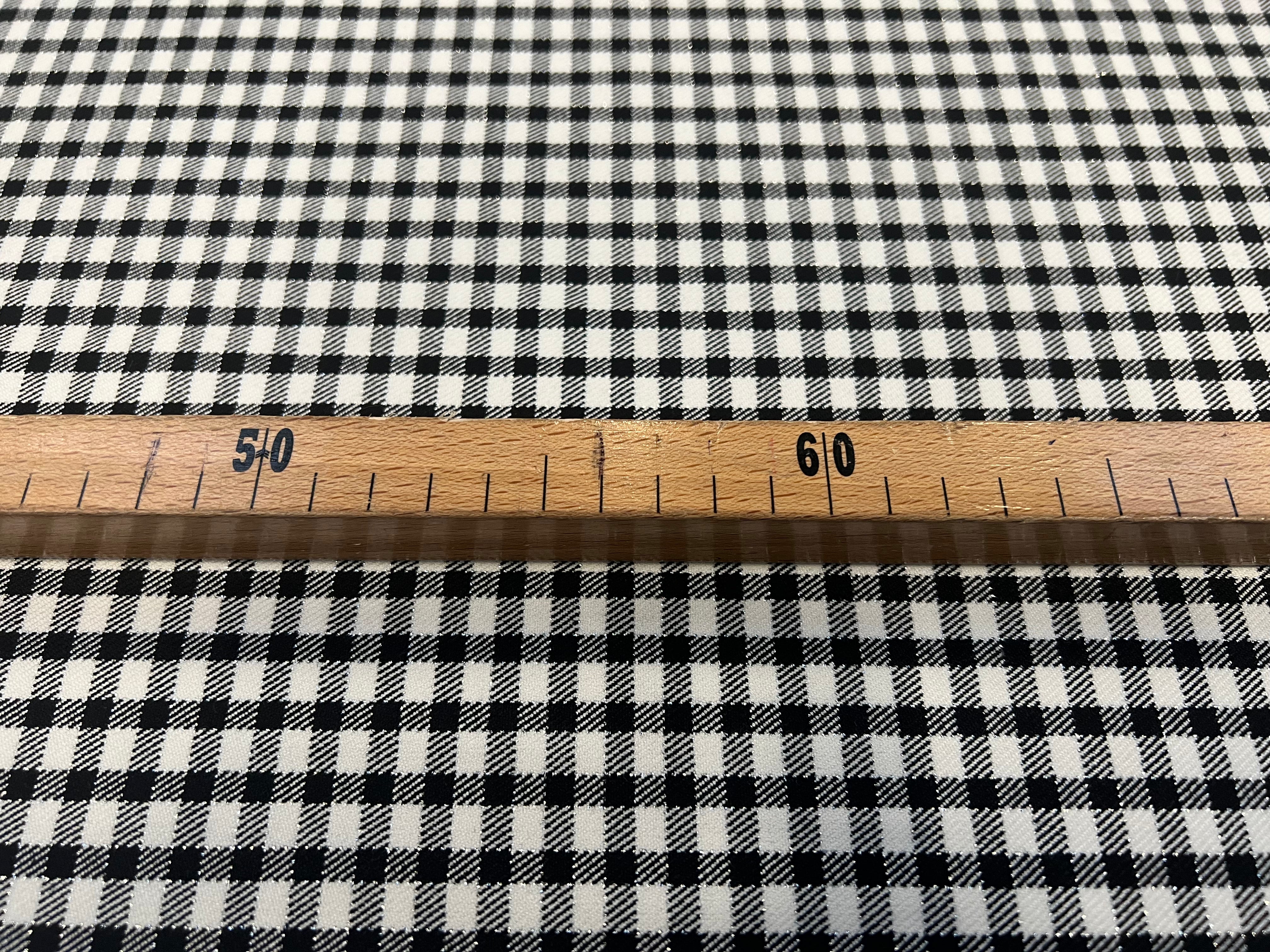 GABARDINE DUVETEUSE DAMIER SERGÉ MARQUÉ MSO