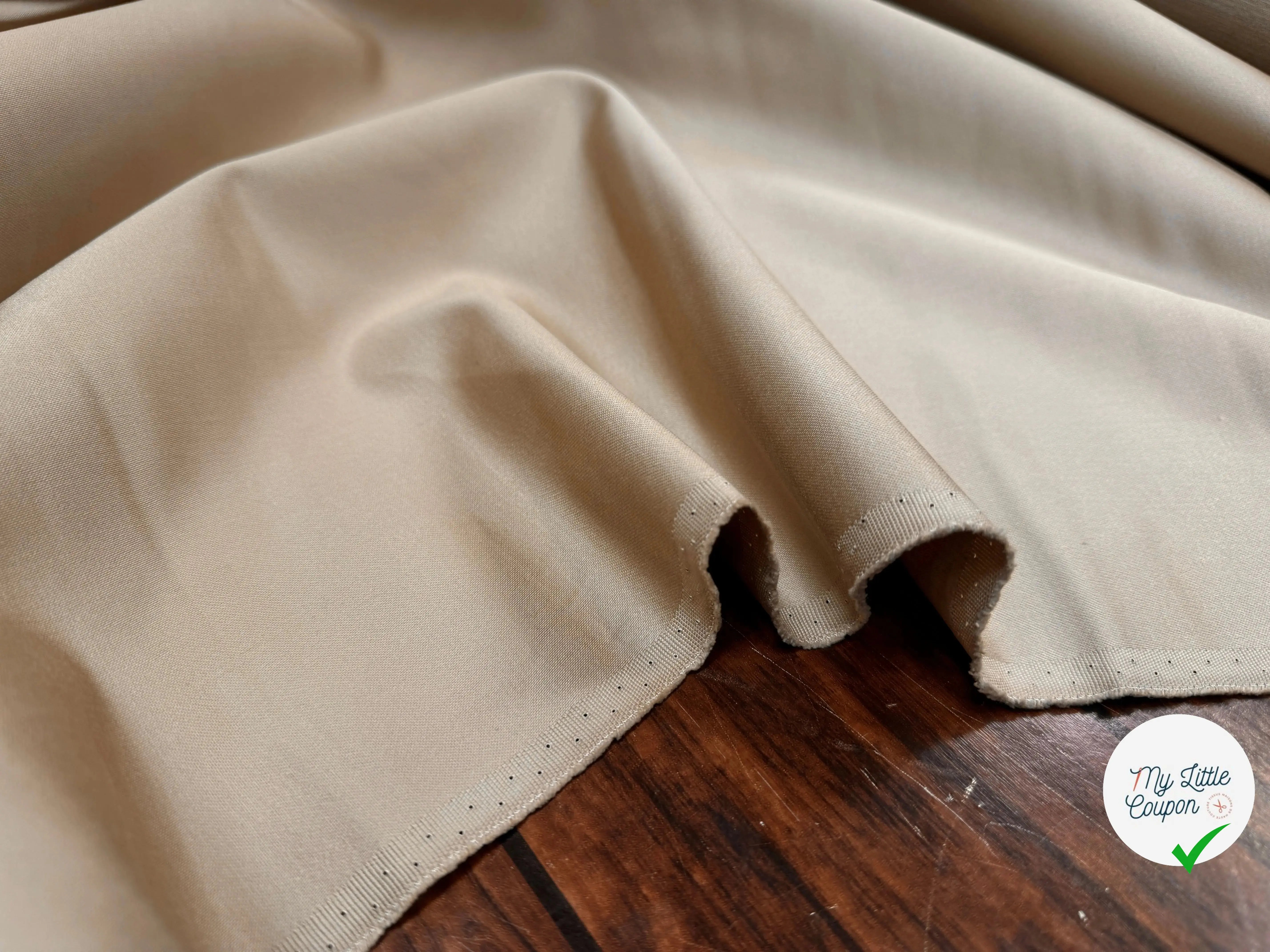 GABARDINE PEIGNEE QUALITÉ COUTURE - My Little Coupon