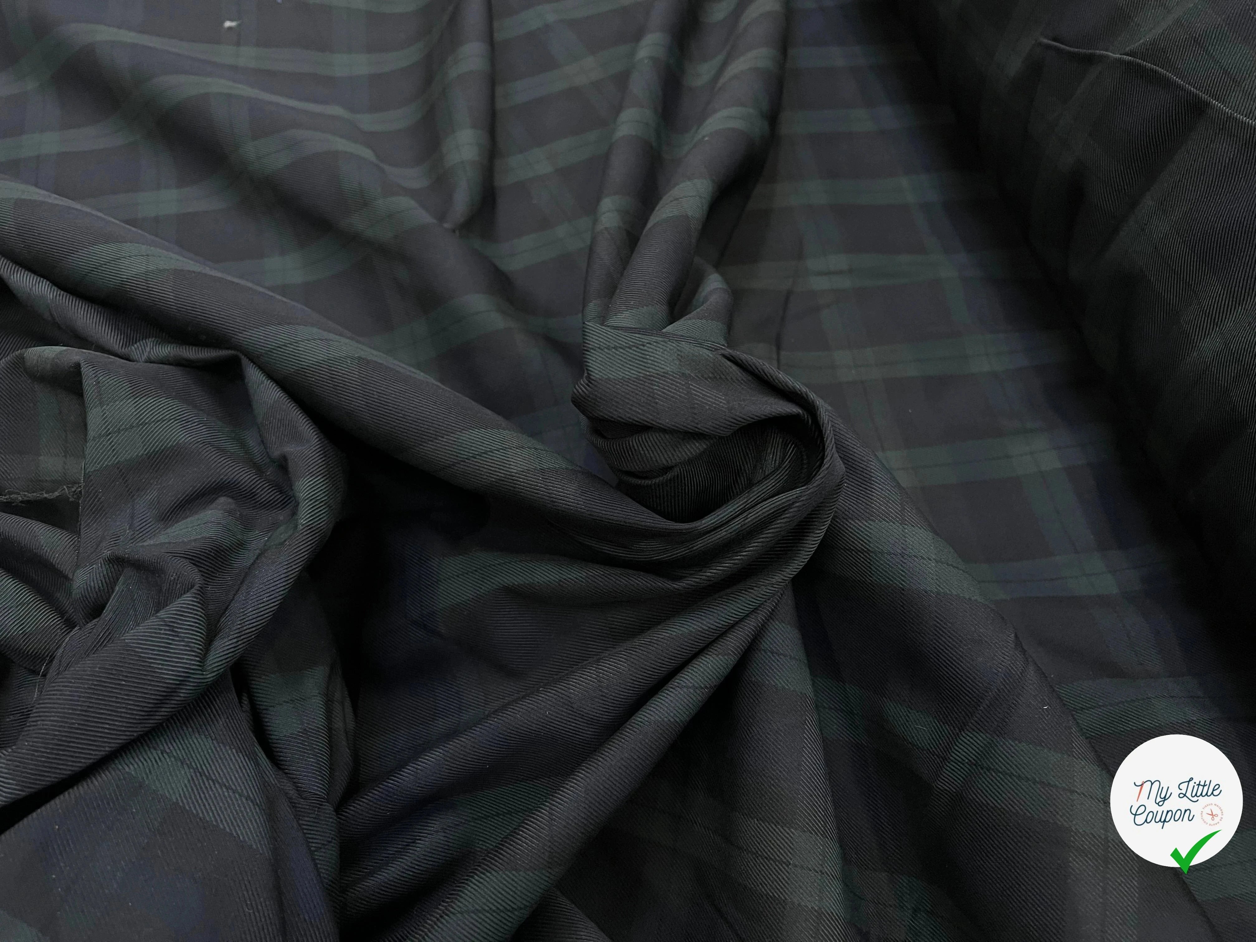GABARDINE STRIÉE DEPERLANTE SCOTLAND STYLE - My Little Coupon