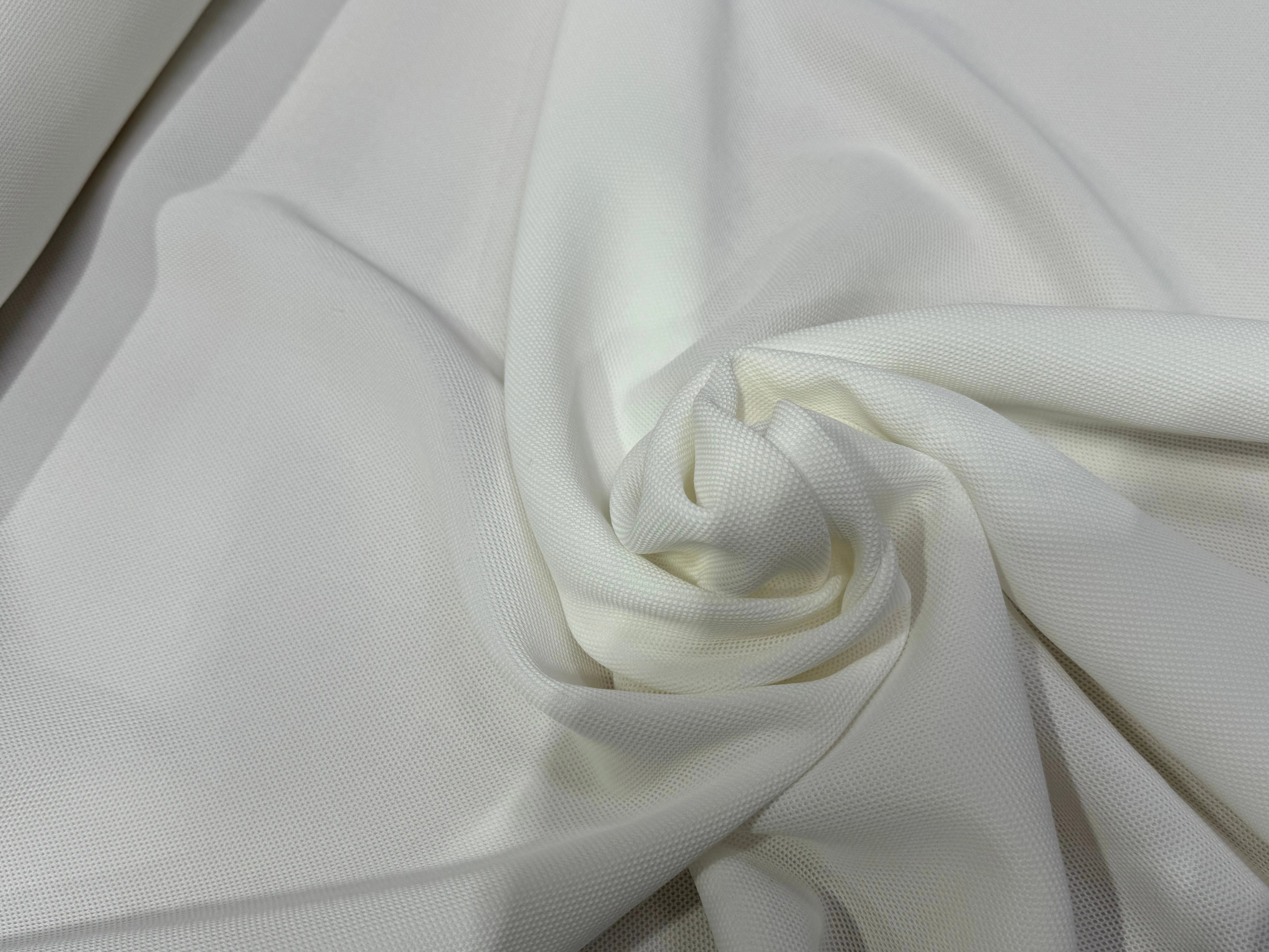 (Chute) GABARDINE ULTRA STRETCH 14% VISCOSE ÉCRU TENUE SUBLIME - My Little Coupon